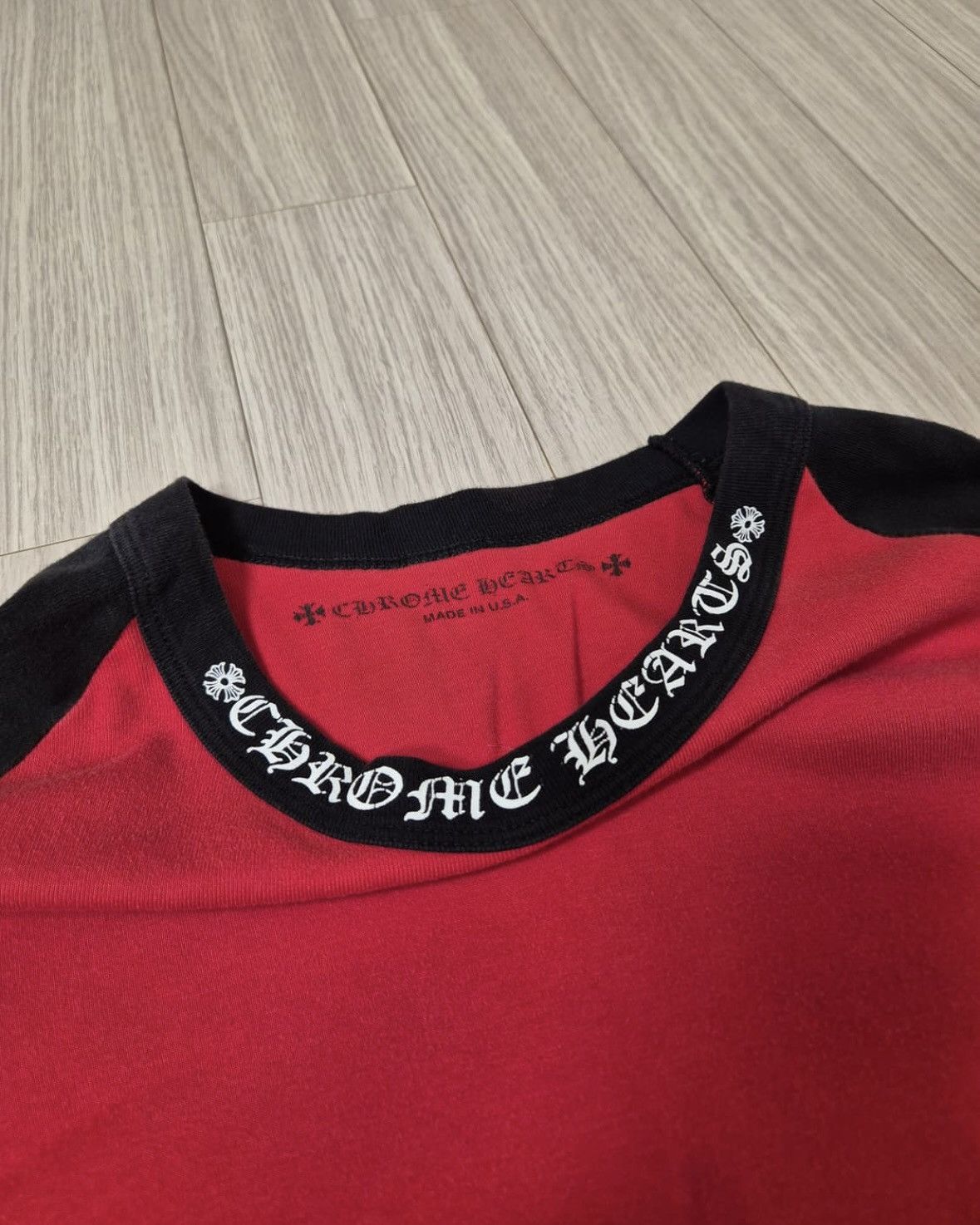 Chrome Hearts *rare* Neck Script Longsleeve Tee Size US XL / EU 56 / 4 - 2 Thumbnail