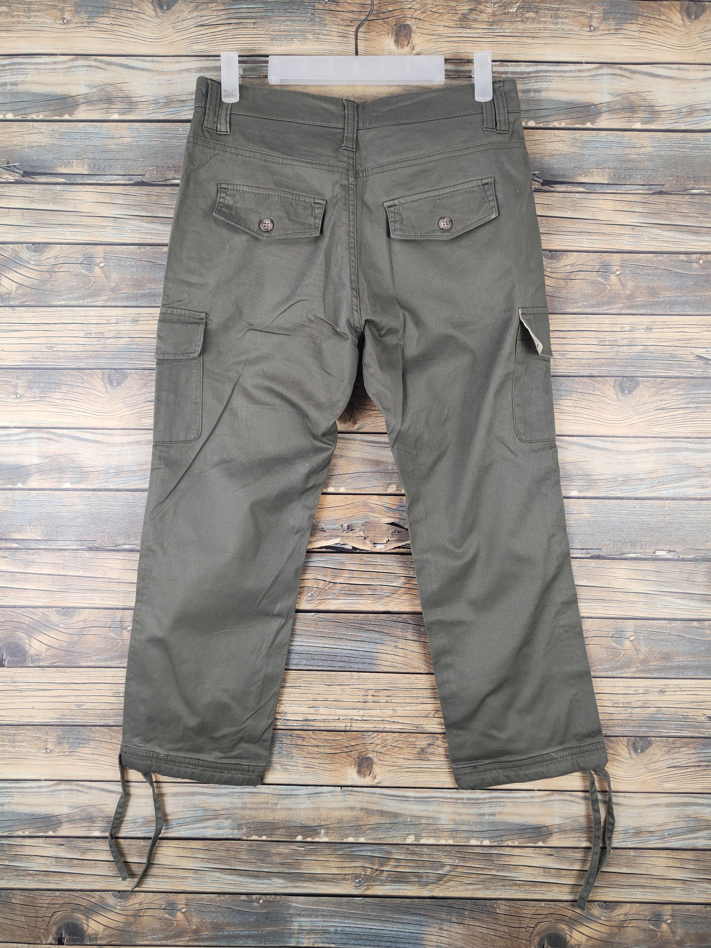 Japanese Brand DL Japanese Brand Olive Multipocket Cargo Pants #1493 Size 28" / US 6 / IT 42 - 7 Thumbnail