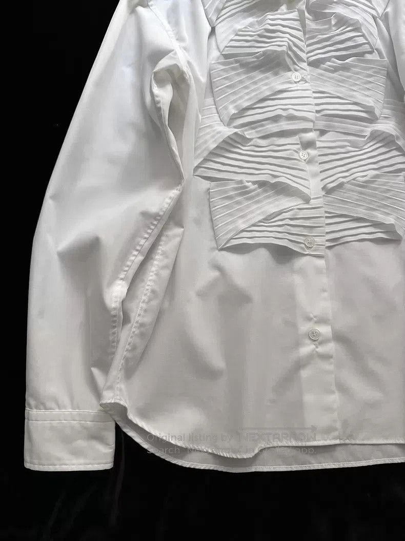 Issey Miyake Issey Miyake White Shirt Size M / US 6-8 / IT 42-44 - 6 Thumbnail