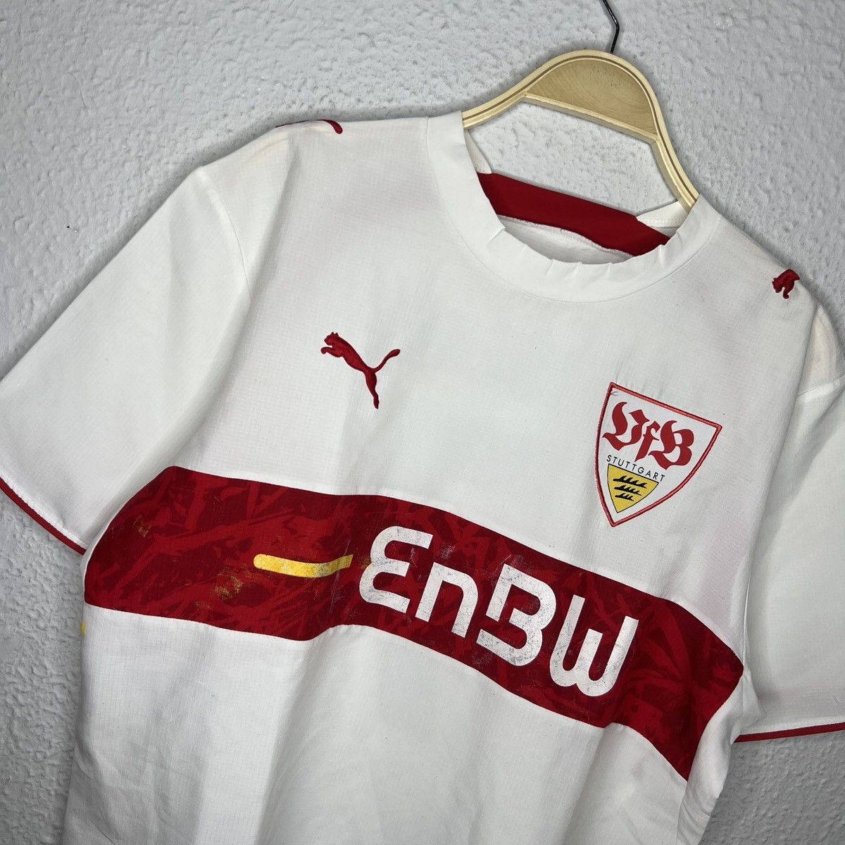 Puma × Vintage VfB Stuttgart Puma Home Soccer Football jersey Tshirt Tee Size US L / EU 52-54 / 3 - 3 Thumbnail