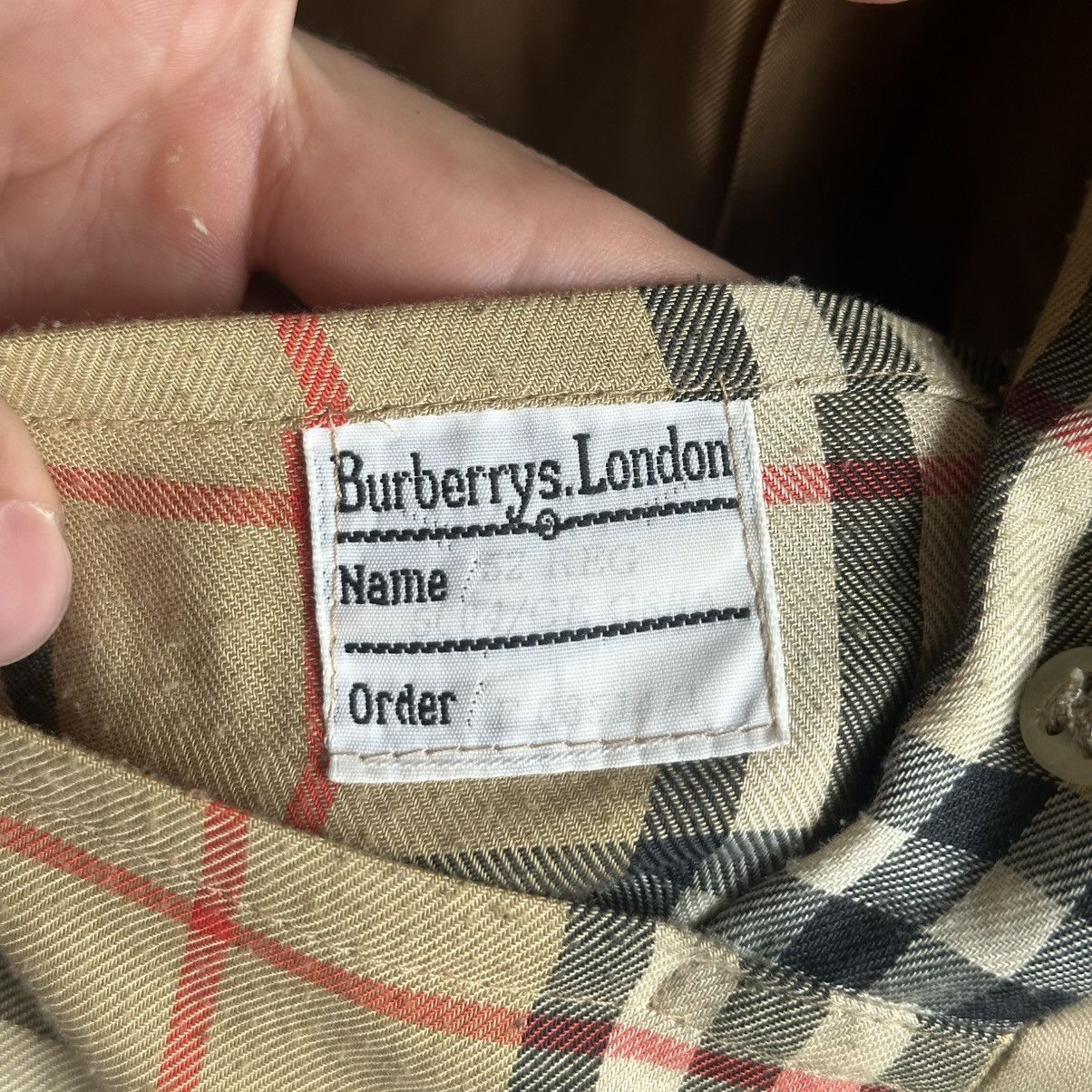 Burberry 90s Burberrys Coat Trench Beige Size L / US 10 / IT 46 - 9 Thumbnail