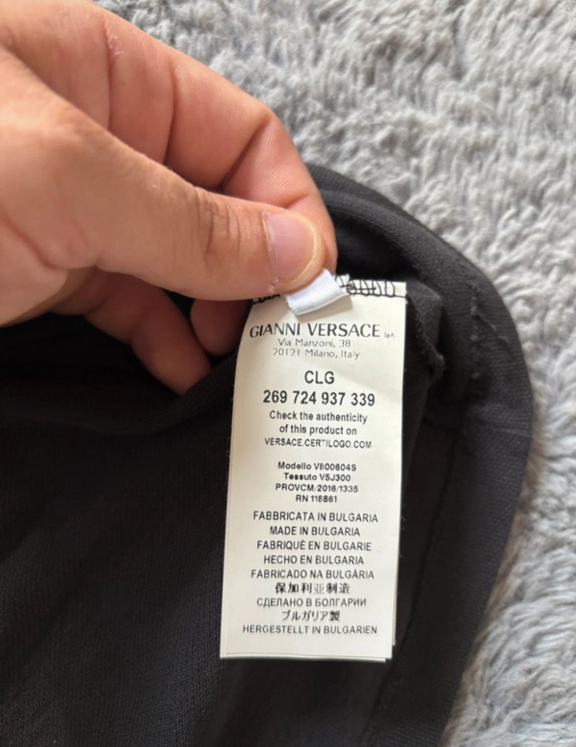 Versace T-Shirt Versace Collection Size US S / EU 44-46 / 1 - 5 Thumbnail