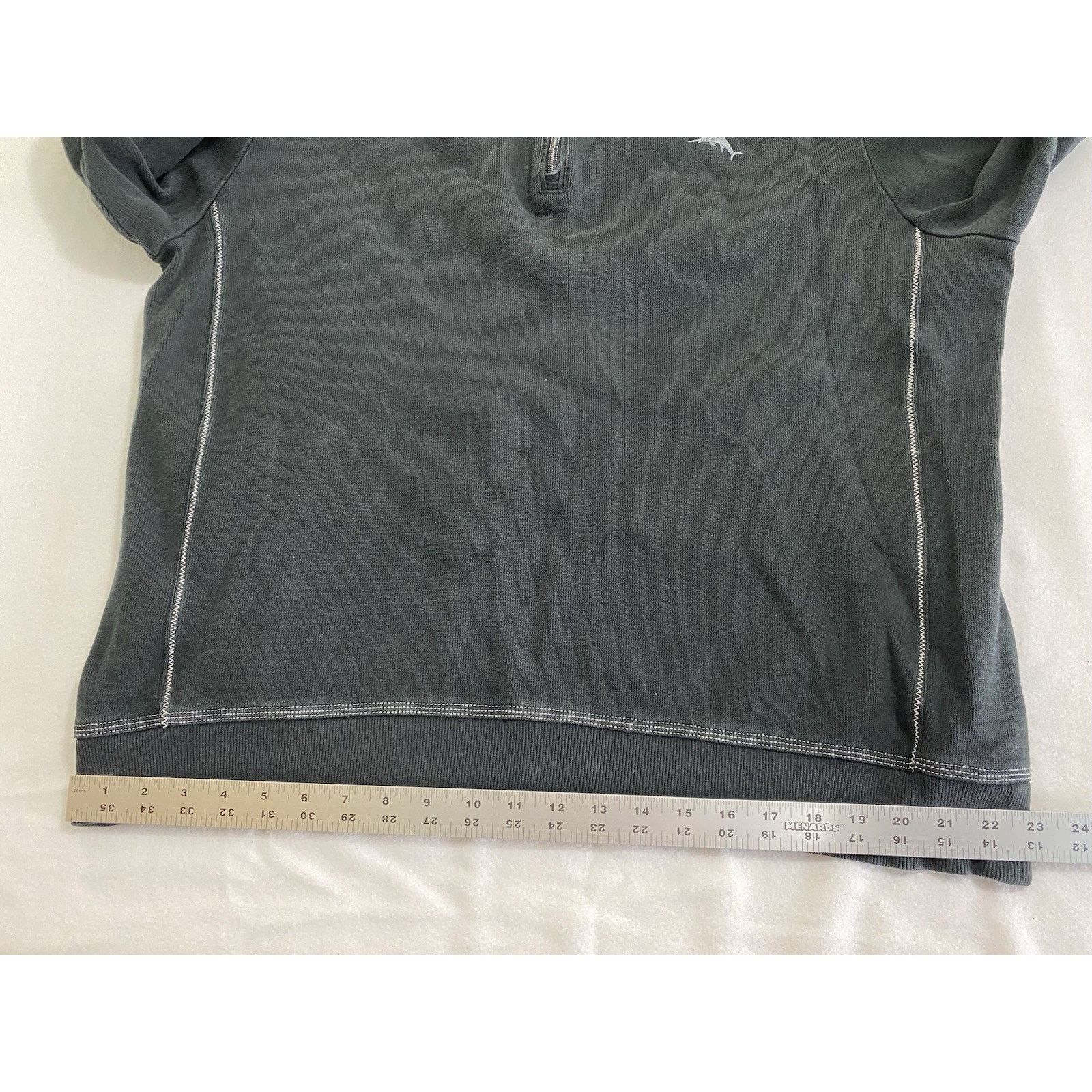 Tommy Bahama Tommy Bahama Tobago Bay Half-Zip Sweatshirt Mens XL Black Size US XL / EU 56 / 4 - 4 Thumbnail