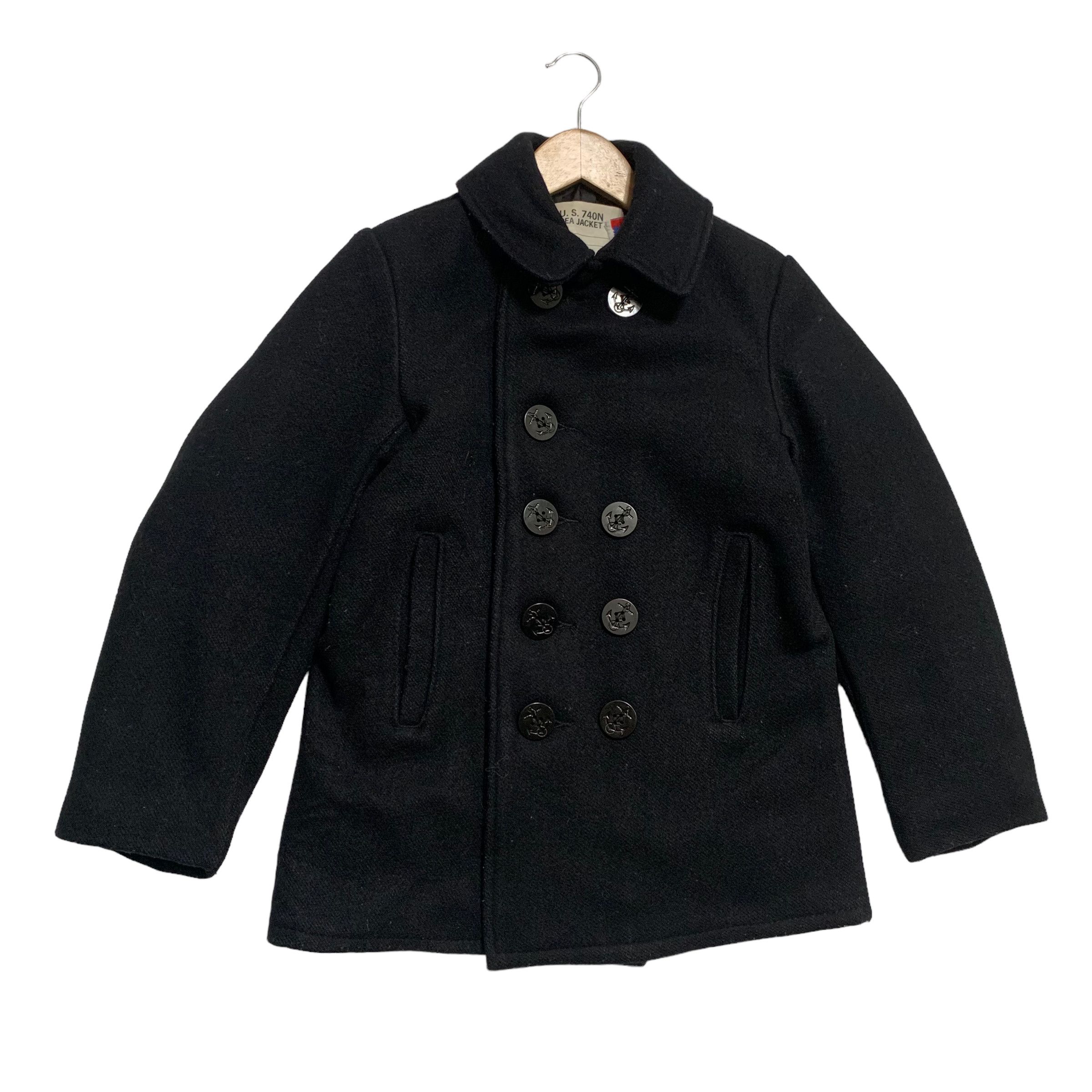 Schott Vintage Schott US740N Pea Jacket Size US XS / EU 42 / 0 - 3 Thumbnail