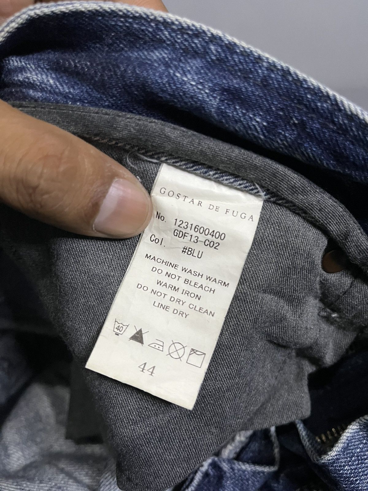 GOSTAR DE FUGA × Japanese Brand FUGA Japan CIStylish Fades Skinny Fit Denim Size US 32 / EU 48 - 14 Thumbnail