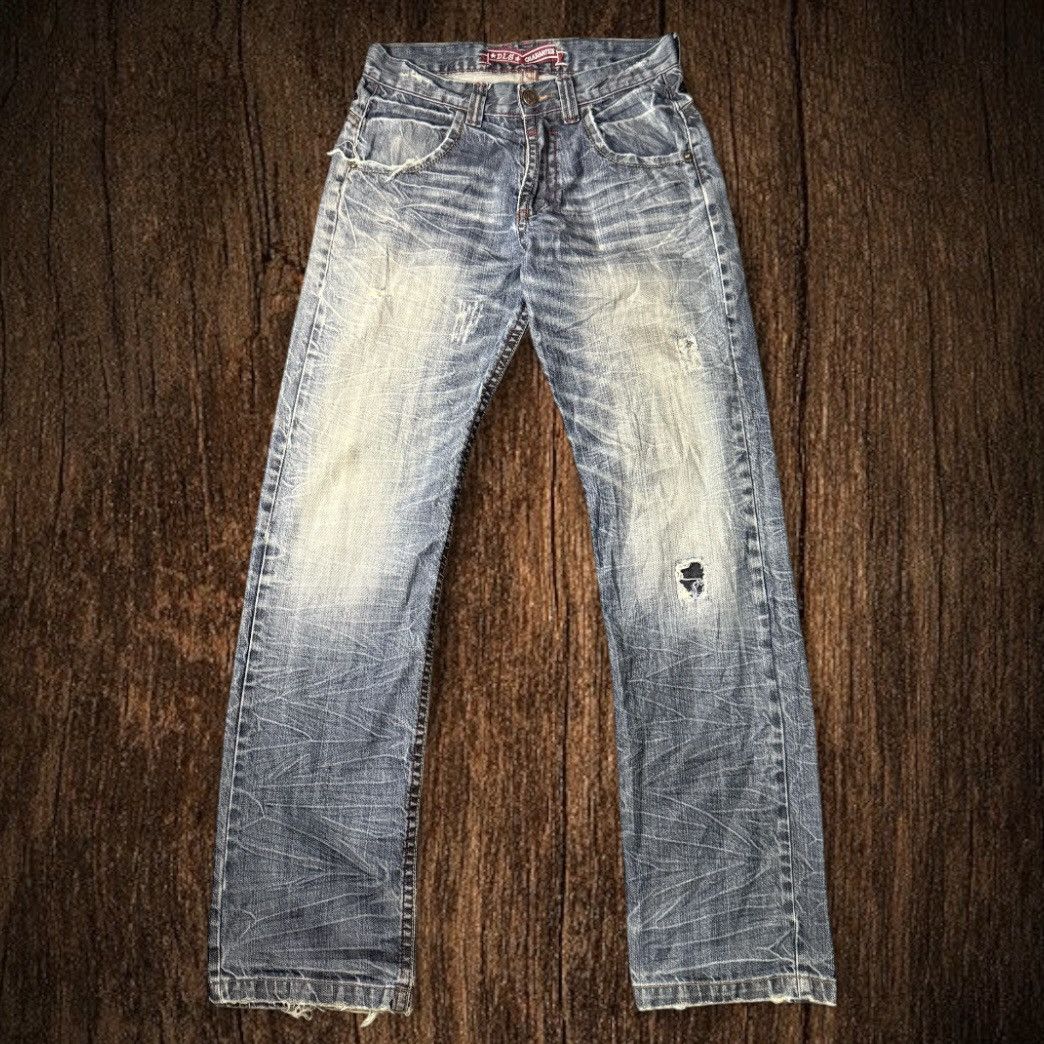Hysteric Glamour Culture Jam Seditionaries Embroidered Wing Back Denim Size US 33 - 2 Thumbnail