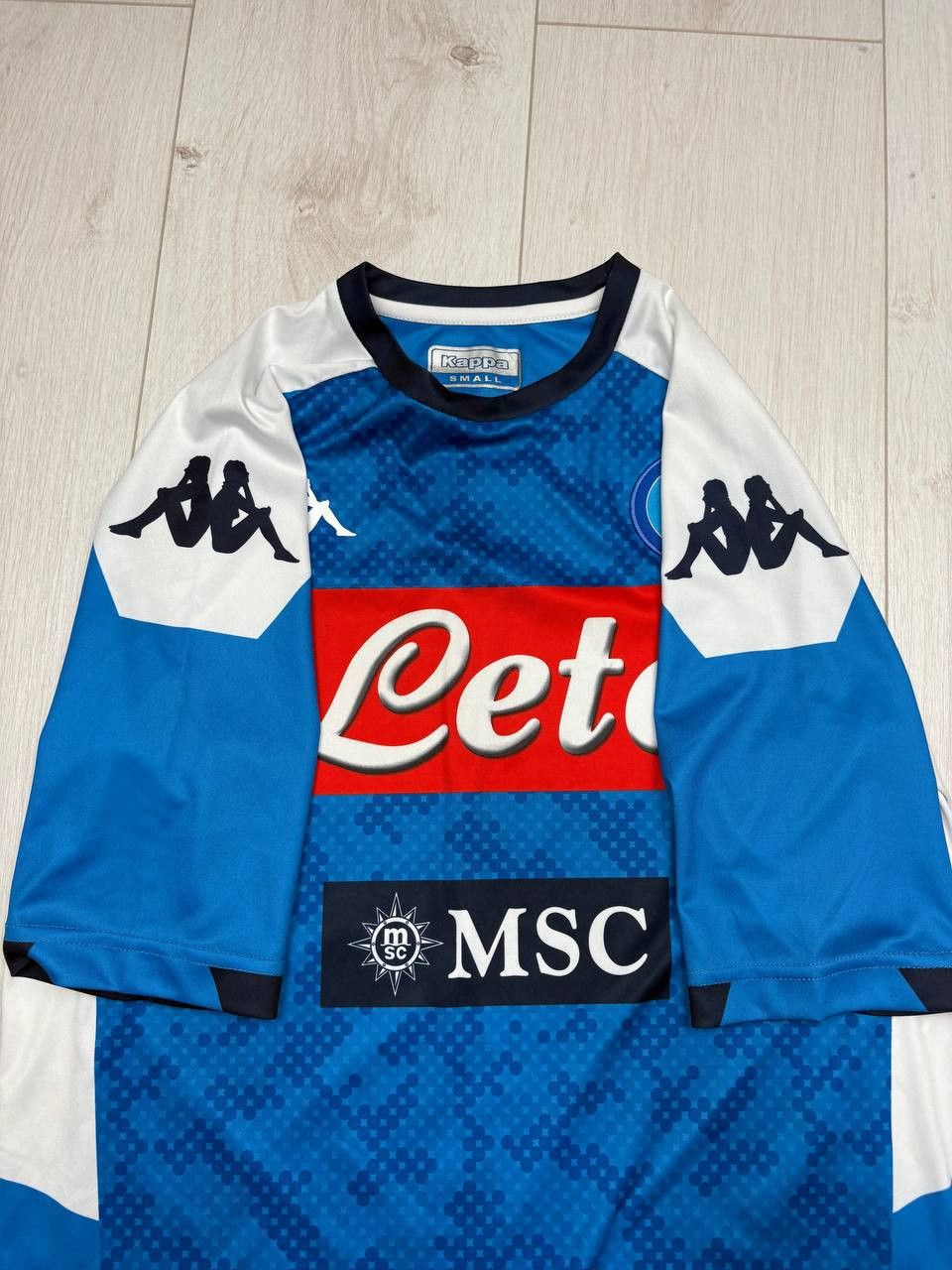 Kappa 2019/2020 Kappa SCC Napoli Soccer Jersey T-Shirt Tee Size US S / EU 44-46 / 1 - 4 Thumbnail