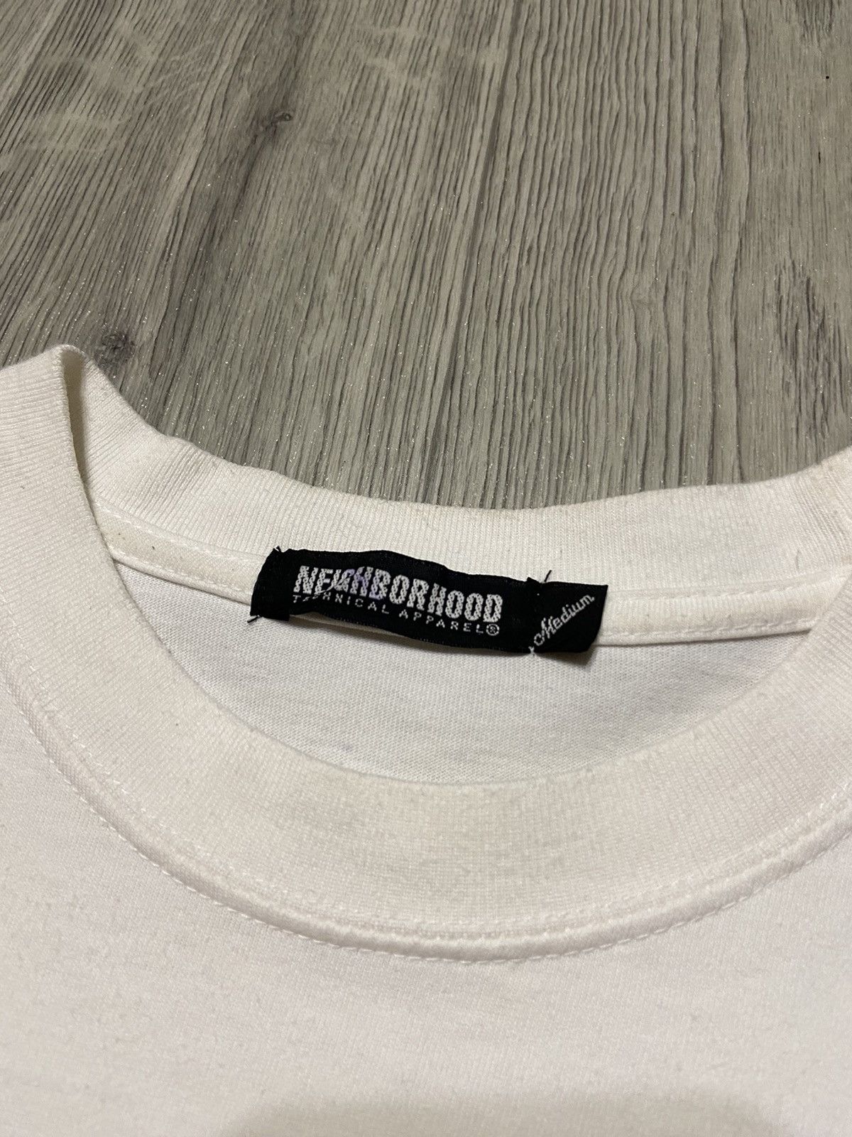 Neighborhood Neighbourhood x Kostas sepemetis white print t shirt Size US M / EU 48-50 / 2 - 6 Thumbnail