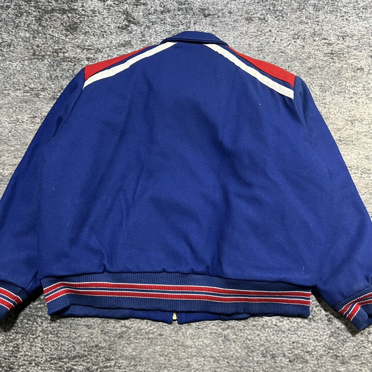 Rennoc VINTAGE RENNOC BLANK FULL ZIP VARSITY LETTERMAN JACKET Size US XL / EU 56 / 4 - 7 Thumbnail