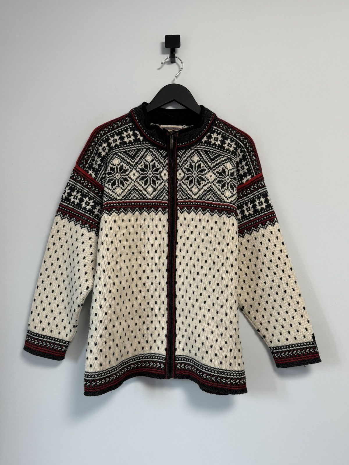 Dale Of Norway × Vintage Vintage Dale Of Norway Knit Zip Scandinavian Sweater Size US L / EU 52-54 / 3 - 1 Thumbnail