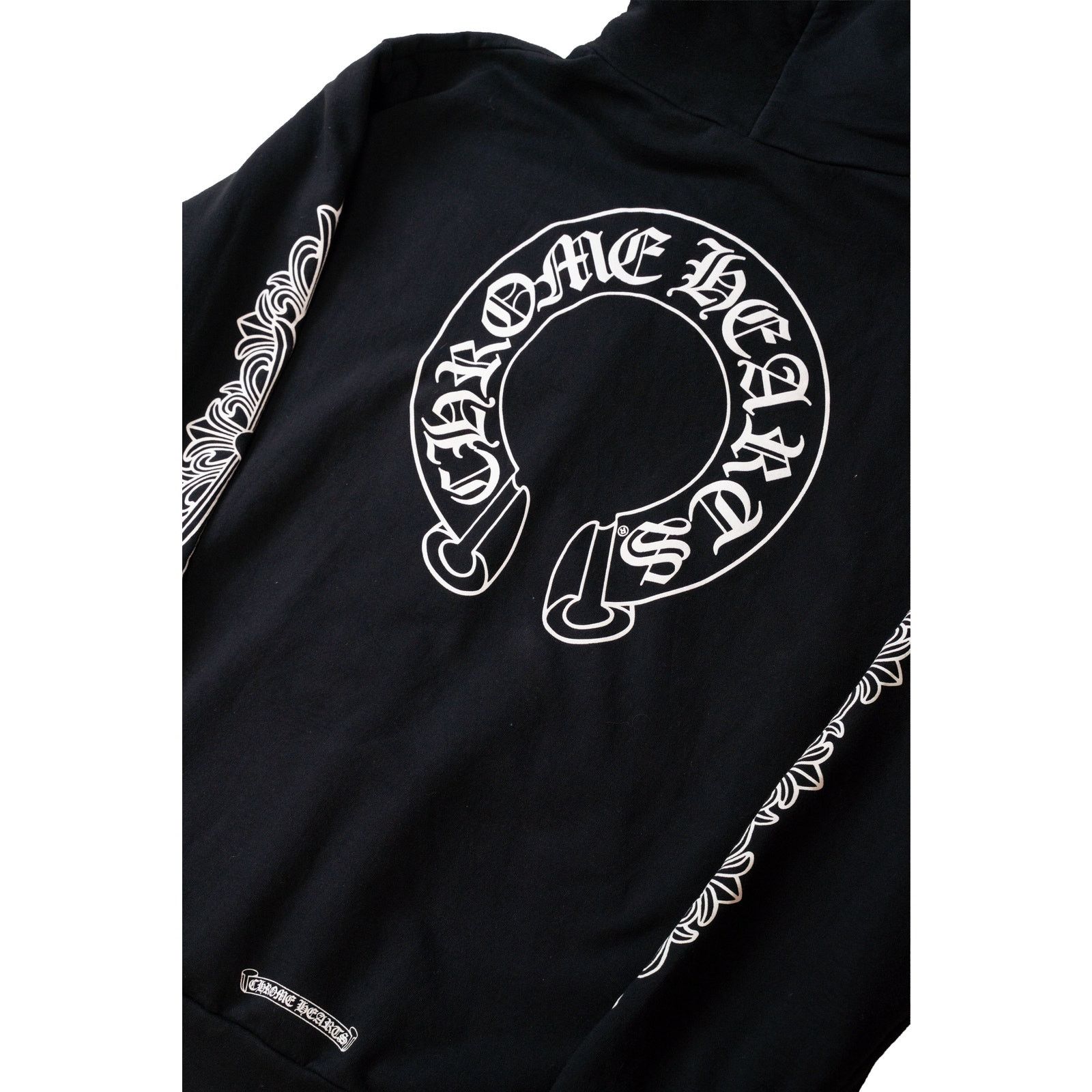 Chrome Hearts Horseshoe Floral Hoodie 'Black' Size US XXL / EU 58 / 5 - 4 Thumbnail