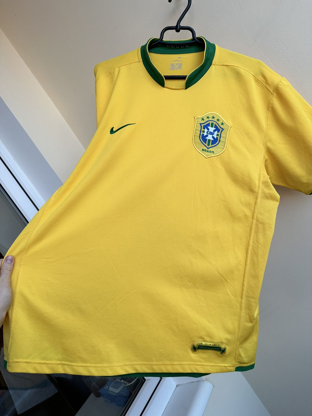 Nike × Vintage Brazil Home Football Shirt Nike Vintage Soccer Jersey Size US L / EU 52-54 / 3 - 4 Thumbnail