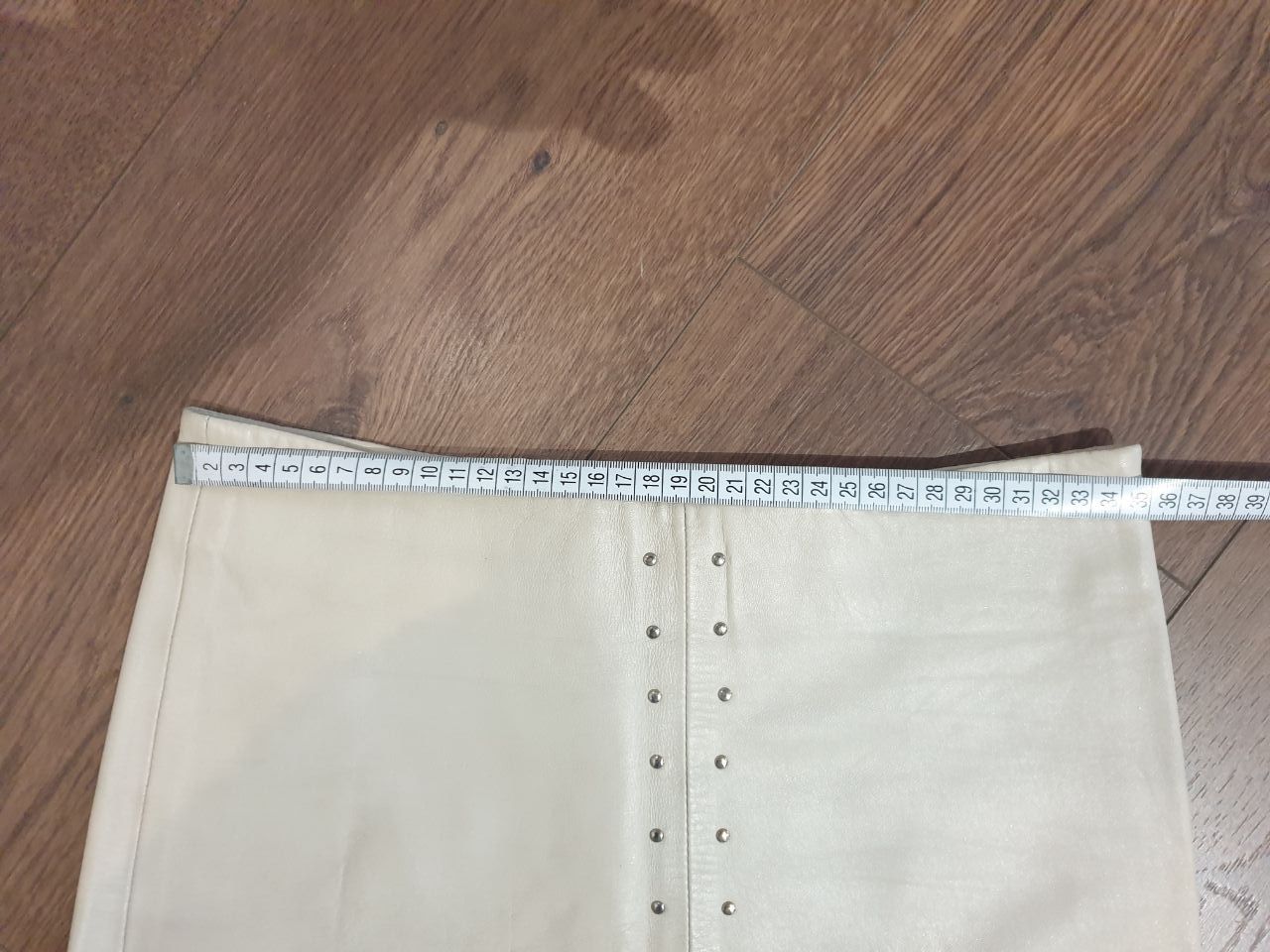 Designer Bundle of 2 leather mini skirt Size 27" / US 4 / IT 40 - 9 Thumbnail