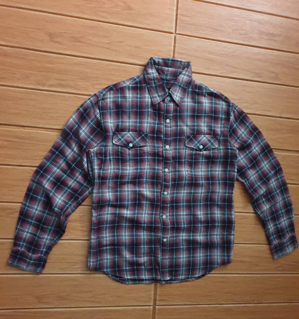 Japanese Brand 💥Bicol Bird checkered red flannel shirt Size US M / EU 48-50 / 2 - 4 Thumbnail