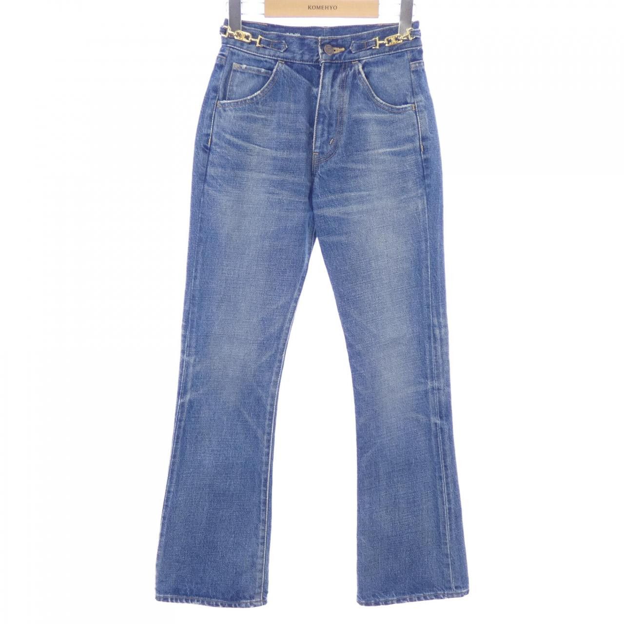 Celine Celine CELINE Triomphe Jeans Textile Jeans 2N427930F DUTY FREE for USA Size ONE SIZE - 1 Thumbnail