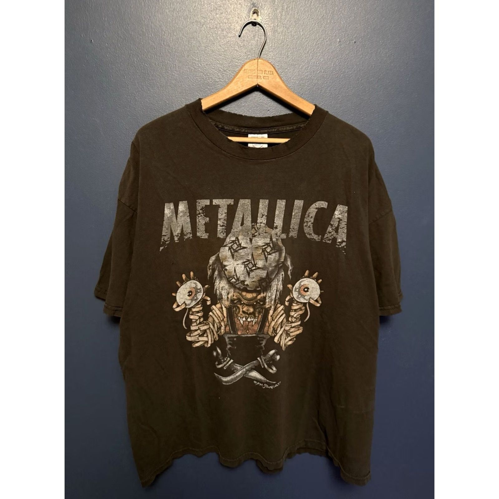 Vintage VINTAGE Metallica Band T-Shirt 2XL Black Men Shirt Pushead Pushead? (recheck) Size US XXL / EU 58 / 5 - 3 Thumbnail