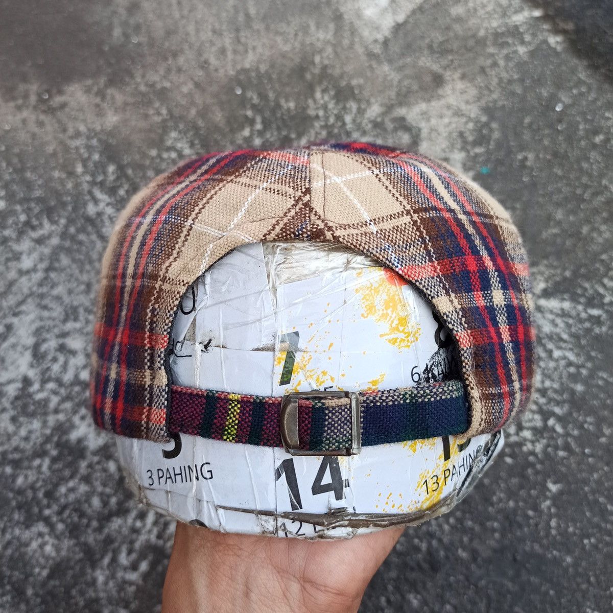 14th Addiction SICK,, peace hat grunge distressed with leather visor Size ONE SIZE - 6 Thumbnail
