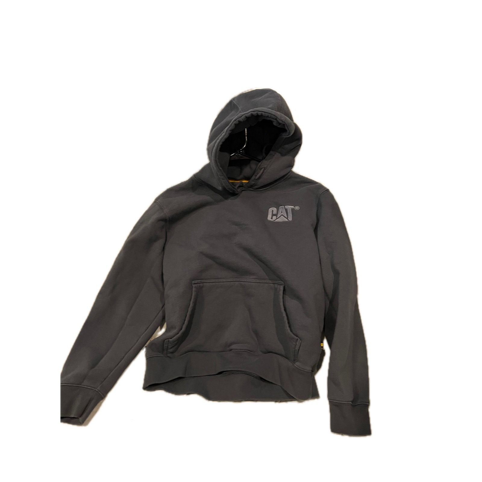 Caterpillar CAT Thick Warm Black Hoodie Mens M Size US M / EU 48-50 / 2 - 1 Thumbnail