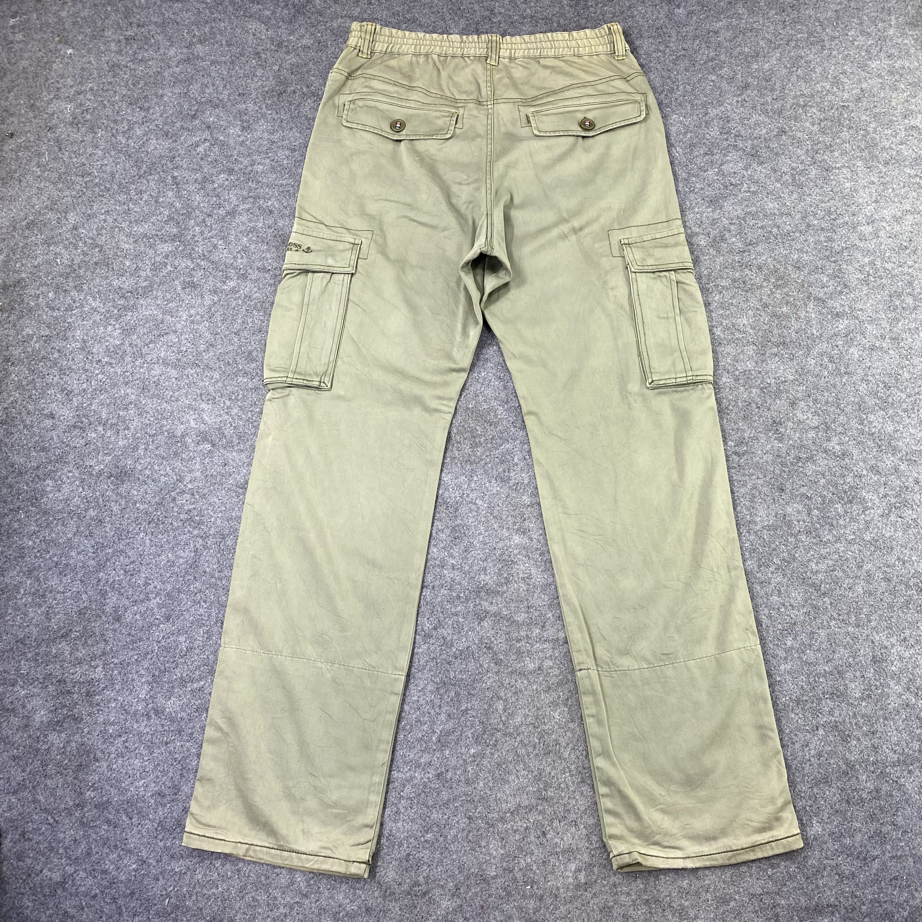 Japanese Brand × Vintage BLUE CROSS FADED GREEN CARGO PANTS -C026 Size US 32 / EU 48 - 2 Thumbnail