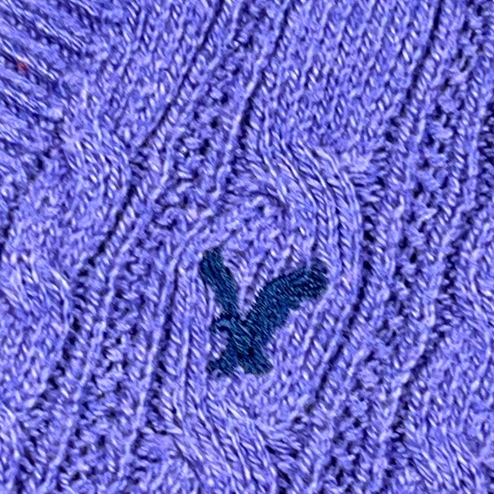 American Eagle Outfitters VINTAGE American Eagle Outfitters Sweater Women M Purple Cable-Knit Fitted Pullover Size M / US 6-8 / IT 42-44 - 3 Thumbnail
