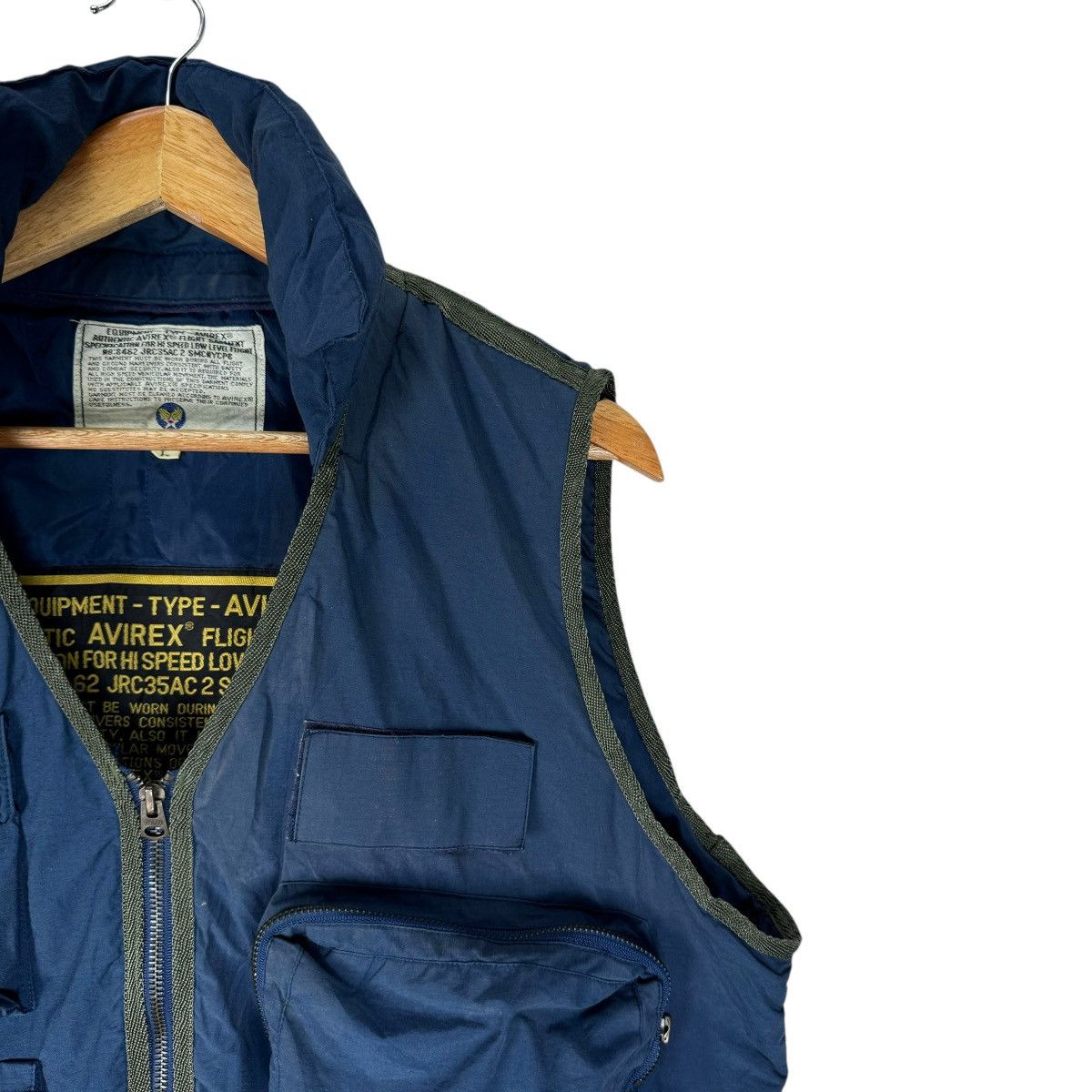 Avirex ☀️AVIREX USN MULTI POCKET TACTICAL HOODIE ISSUE VEST Size US L / EU 52-54 / 3 - 5 Thumbnail