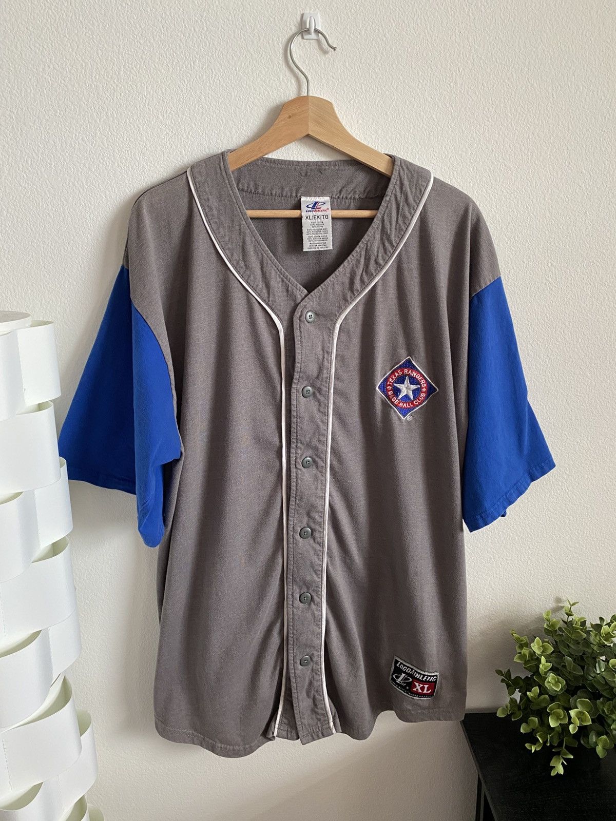 MLB Vintage 90s Texas Rangers MLB Baseball Jersey Size US XL / EU 56 / 4 - 1 Thumbnail