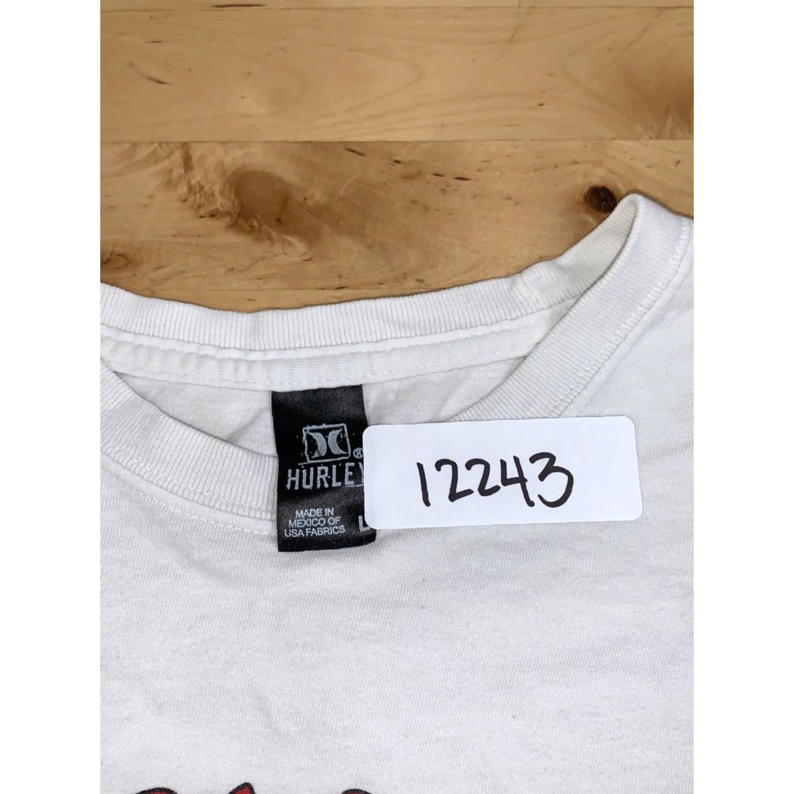 Hurley VINTAGE Hurley T Shirt Mens L White Surf Skate Y2K 12243 Size US L / EU 52-54 / 3 - 2 Thumbnail