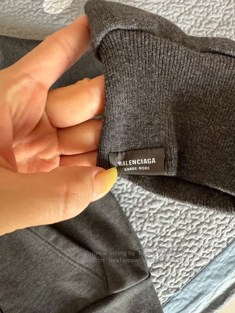 Balenciaga Balenciaga Small Version Grey Sweatshirt Jacket Size US M / EU 48-50 / 2 - 5 Thumbnail