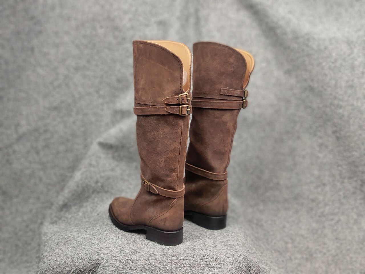 Sendra Sendra Riding Casual High boots womens Brown Suede Leather Size US 6 / IT 36 - 15 Thumbnail
