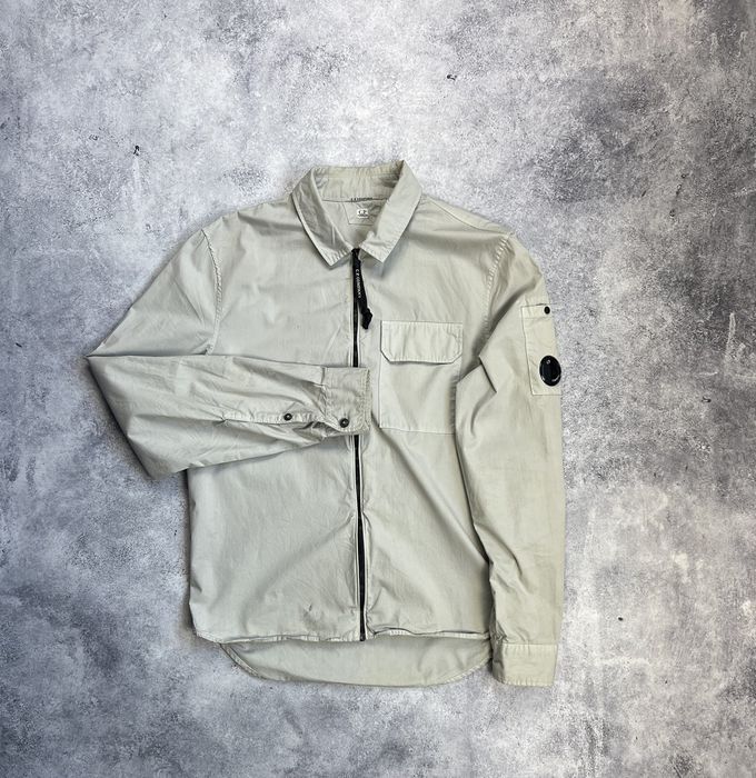 Cp company hot sale overshirt grey