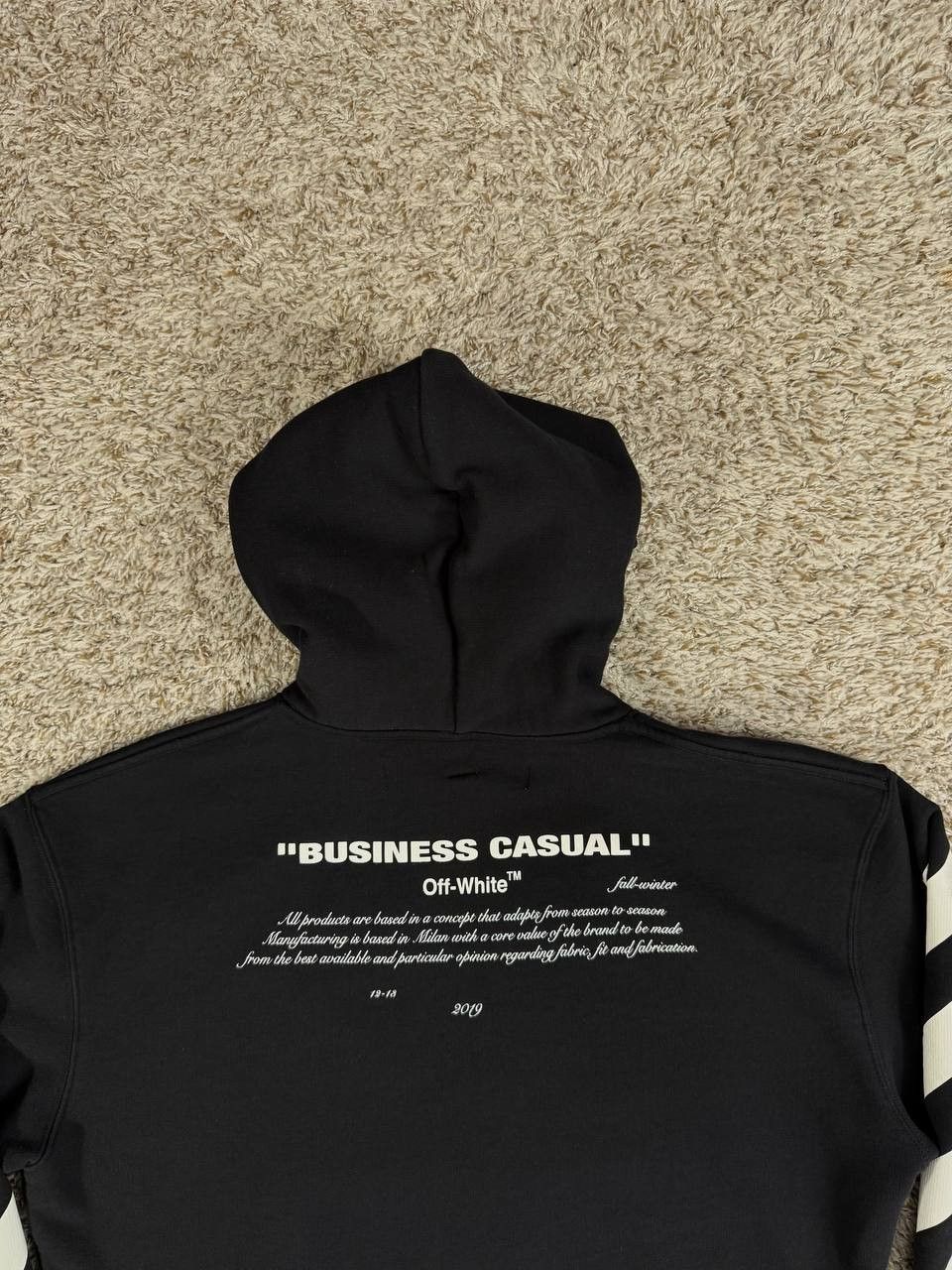 Off-White Off-White Diagonal Bernini Over Hoodie Size US L / EU 52-54 / 3 - 17 Thumbnail