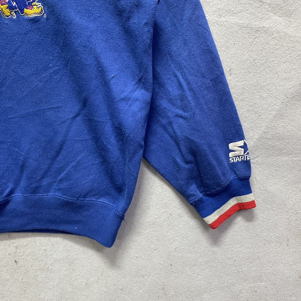 Starter Vintage Starter Kansas Jayhawks NCAA Crewneck Sweatshirt Size US XL / EU 56 / 4 - 4 Thumbnail