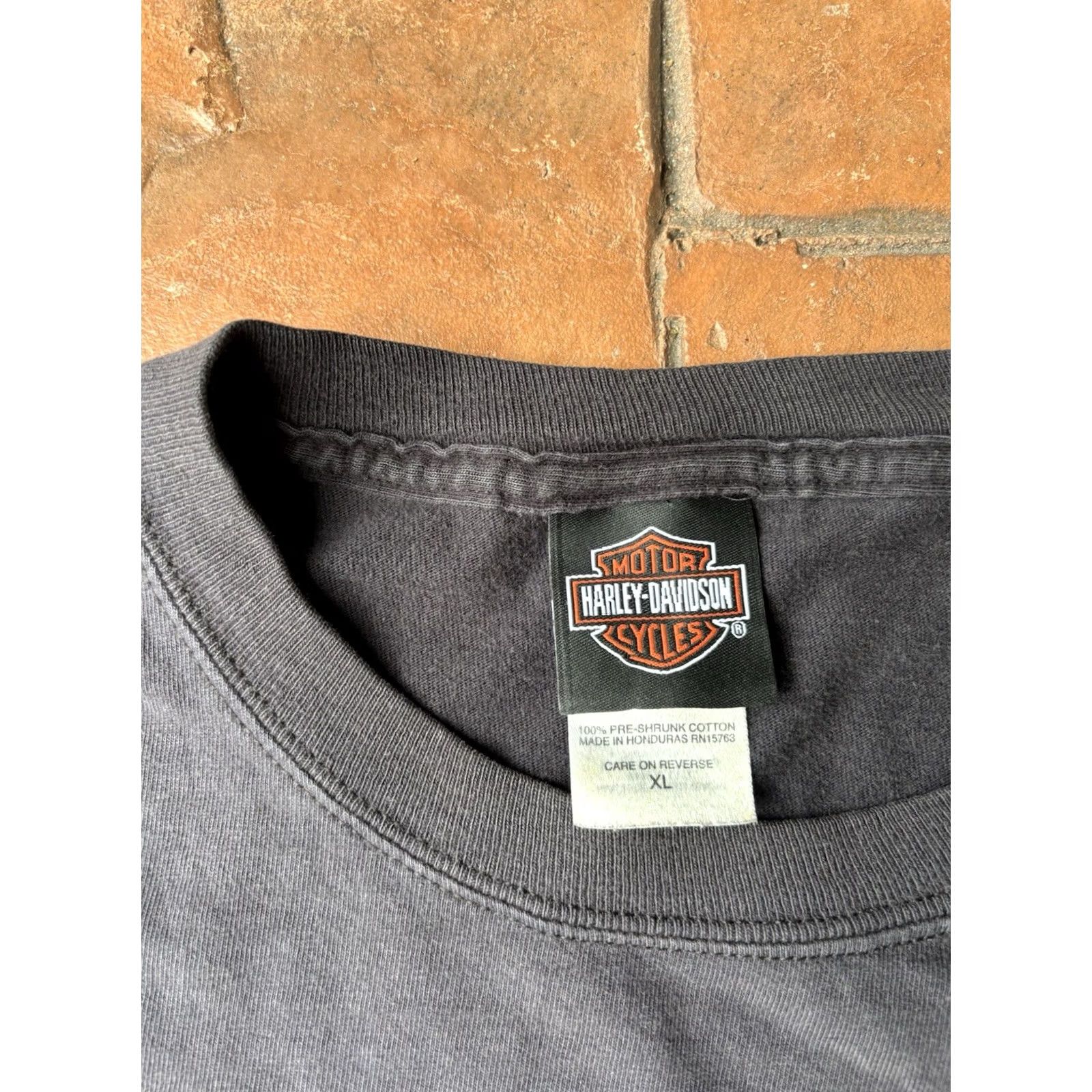 Harley Davidson VINTAGE Harley-Davidson T-Shirt XL Black Men Size US XL / EU 56 / 4 - 2 Thumbnail