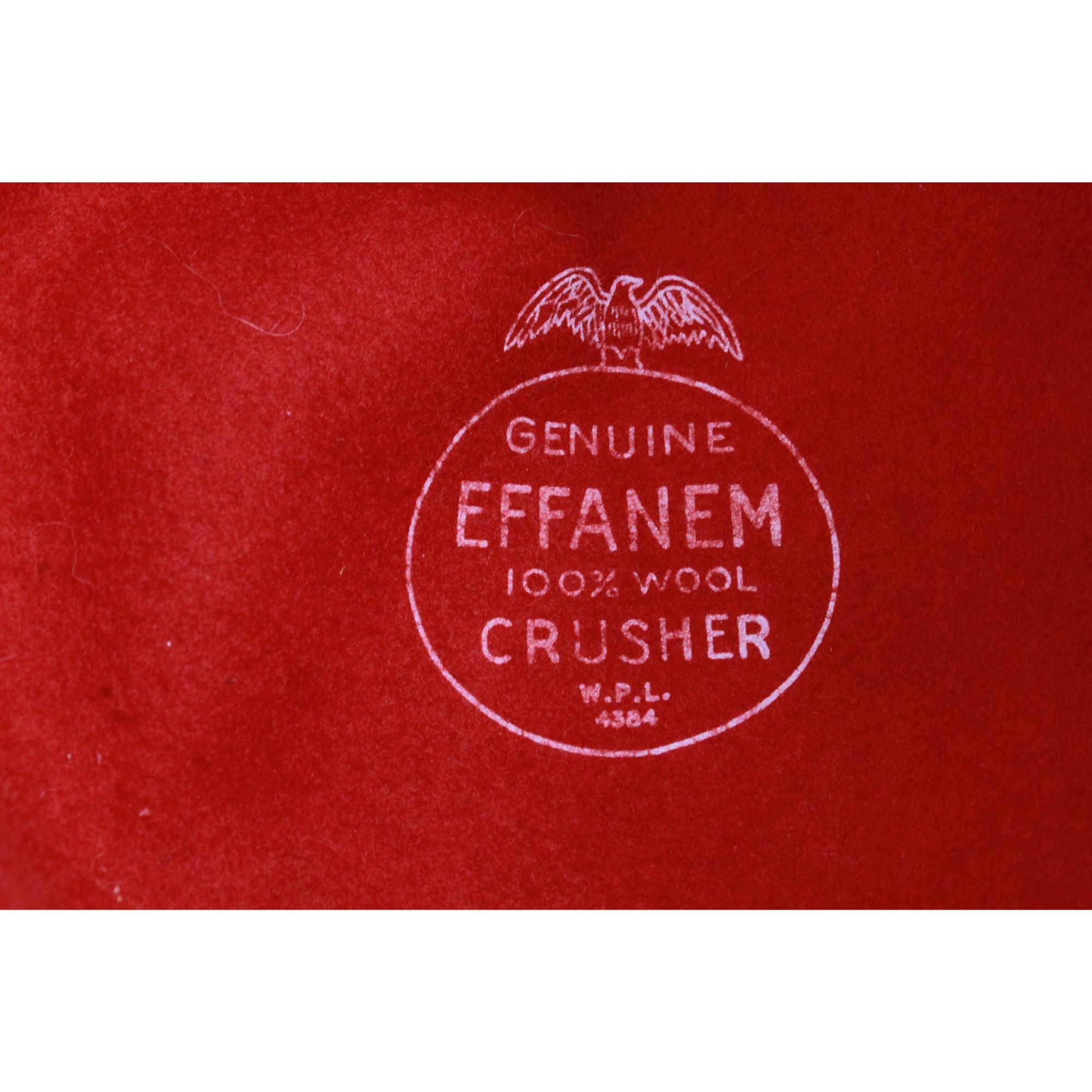 Other Effanem Crusher Scarlet Red Wool Hat Size 6 3/4 Size ONE SIZE - 7 Thumbnail