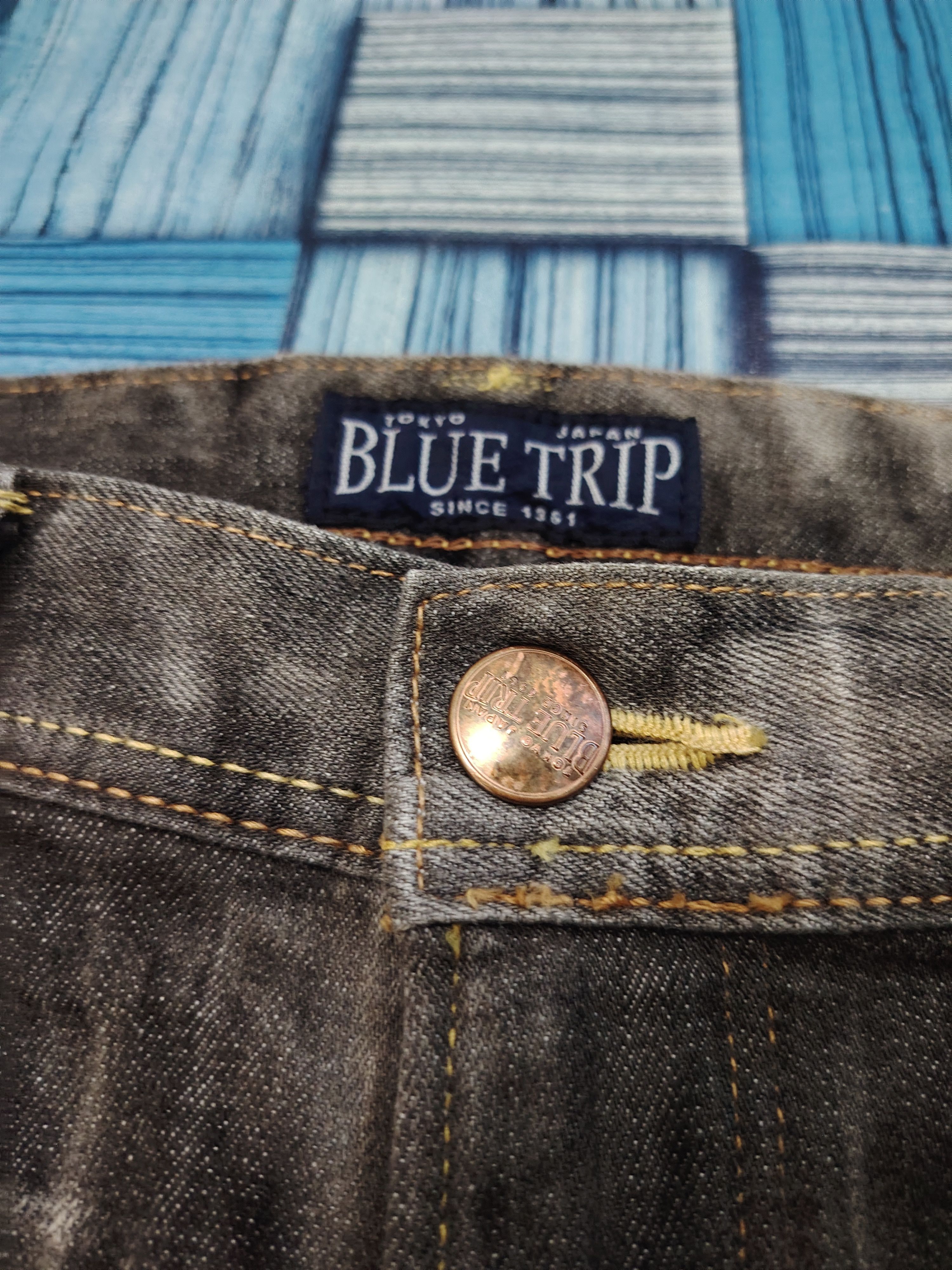 Who Decides War Japanese Edwin Flared Jeans Distressed Denim Size US 34 / EU 50 - 9 Thumbnail