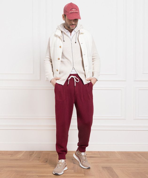 Brunello Cucinelli o1w1db10924 Cashmere Sweatshirt in Netural Size US XXL / EU 58 / 5 - 2 Thumbnail