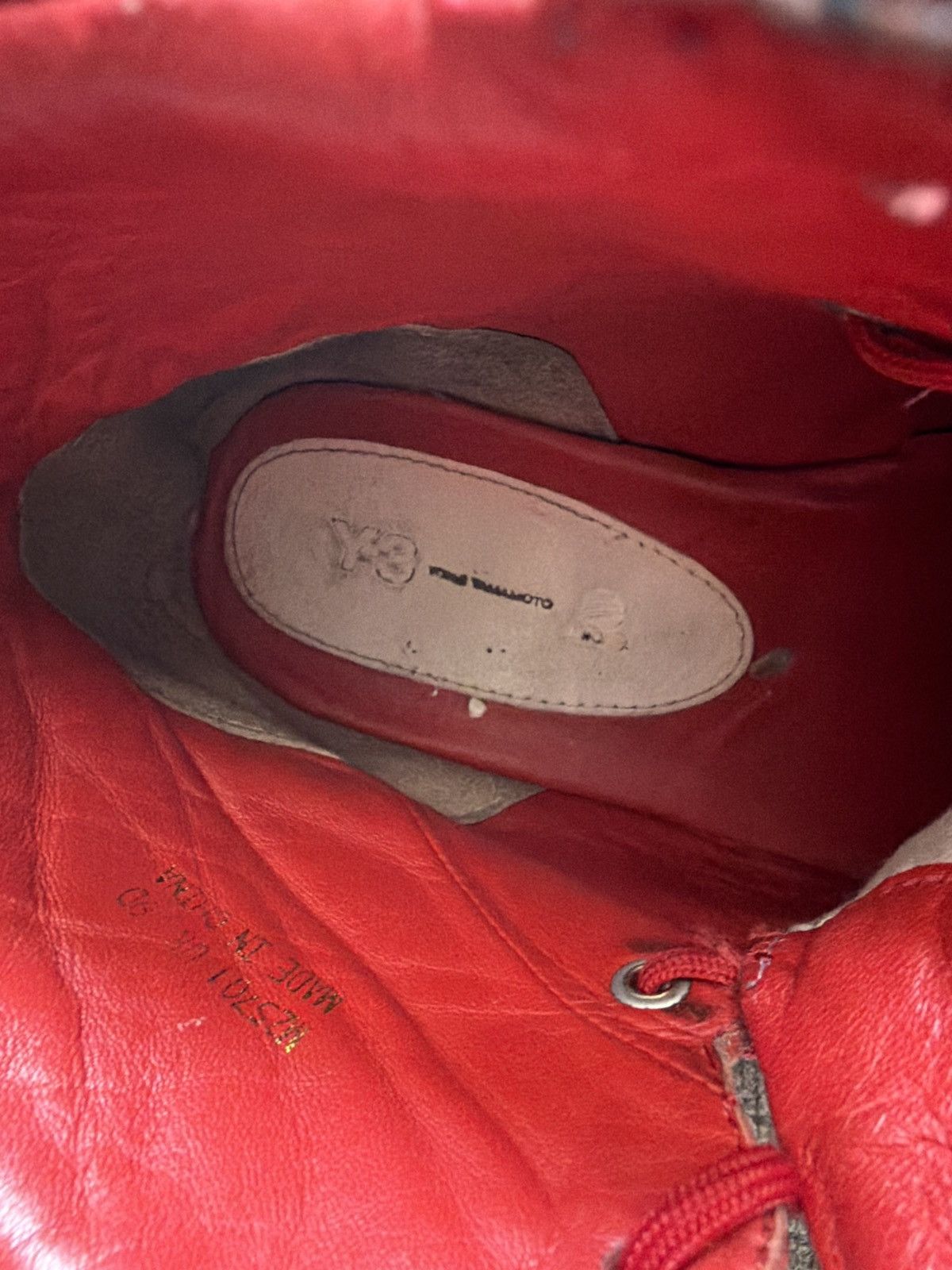 Y-3 Y-3 Rydge High Top All Red Size US 9 / EU 42 - 7 Thumbnail