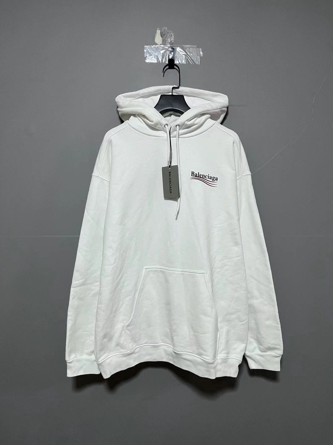 Balenciaga Balenciaga White Coke Hoodie Size US M / EU 48-50 / 2 - 1 Thumbnail