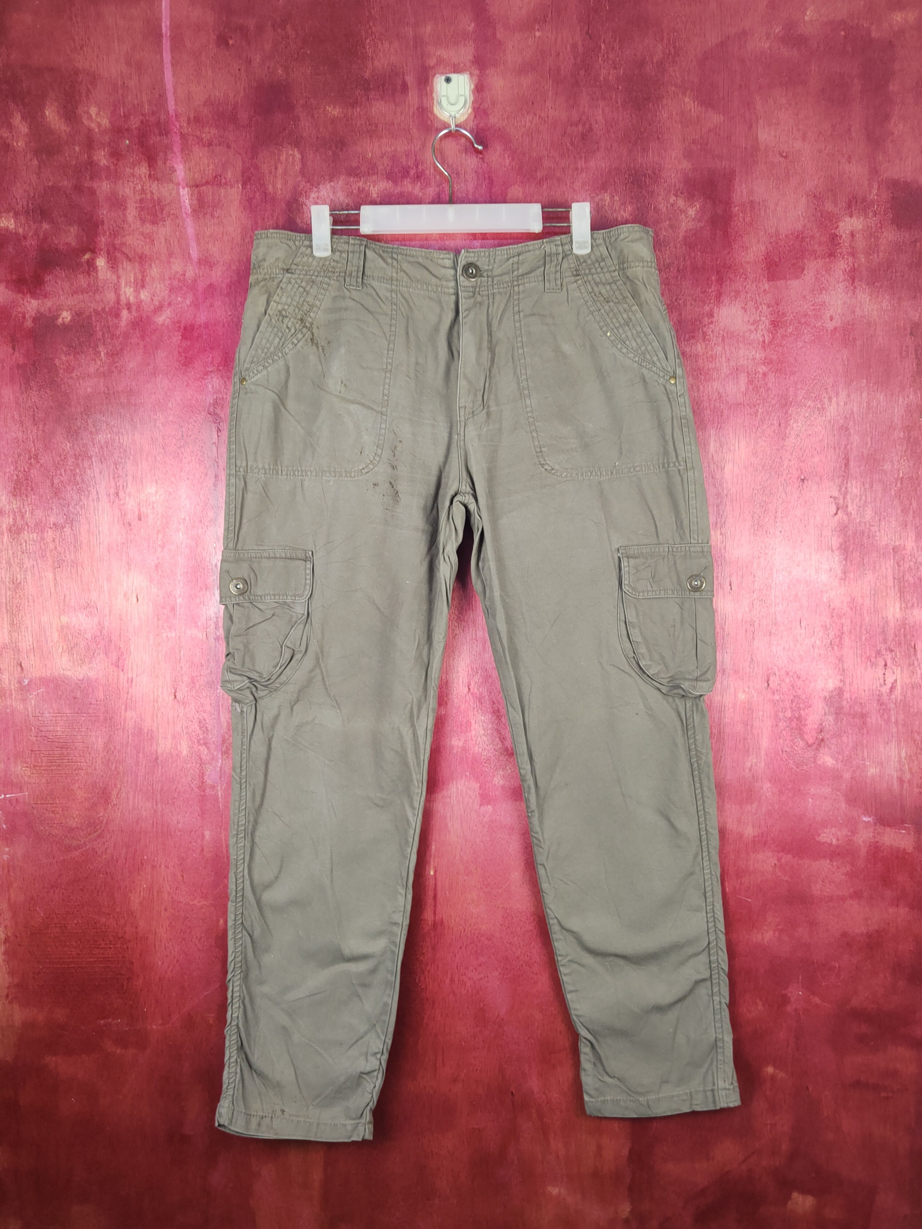 Buge Garret Olive Multipocket Tactical Cargo Pants #S1875