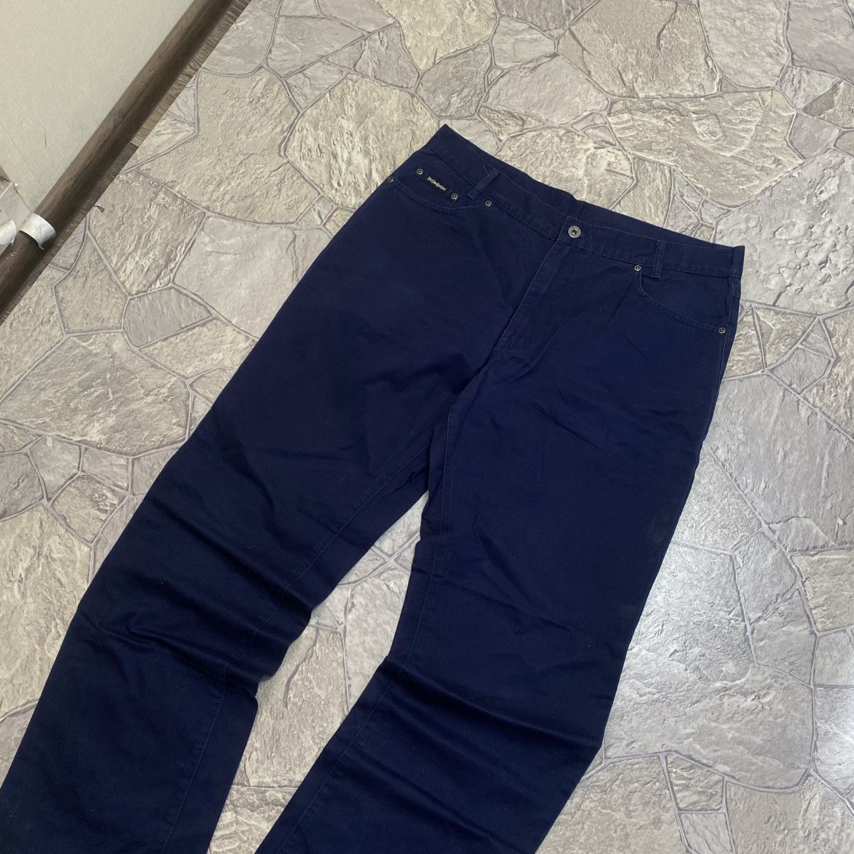 Yves Saint Laurent Vintage Yves Saint Laurent Baggy Jeans YSL Embroidered Logo Size US 36 / EU 52 - 8 Thumbnail