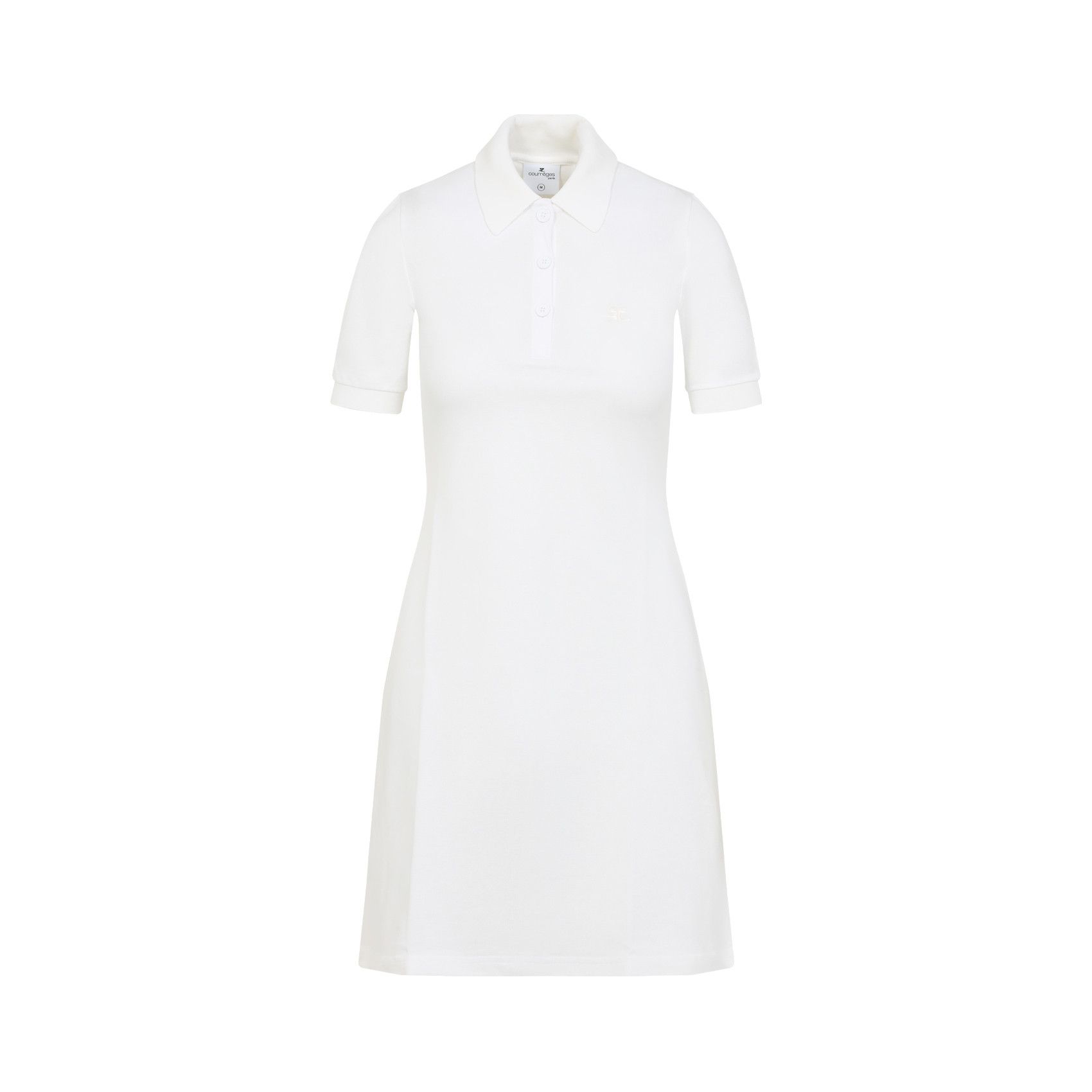 Courreges Piqué Polo Dress