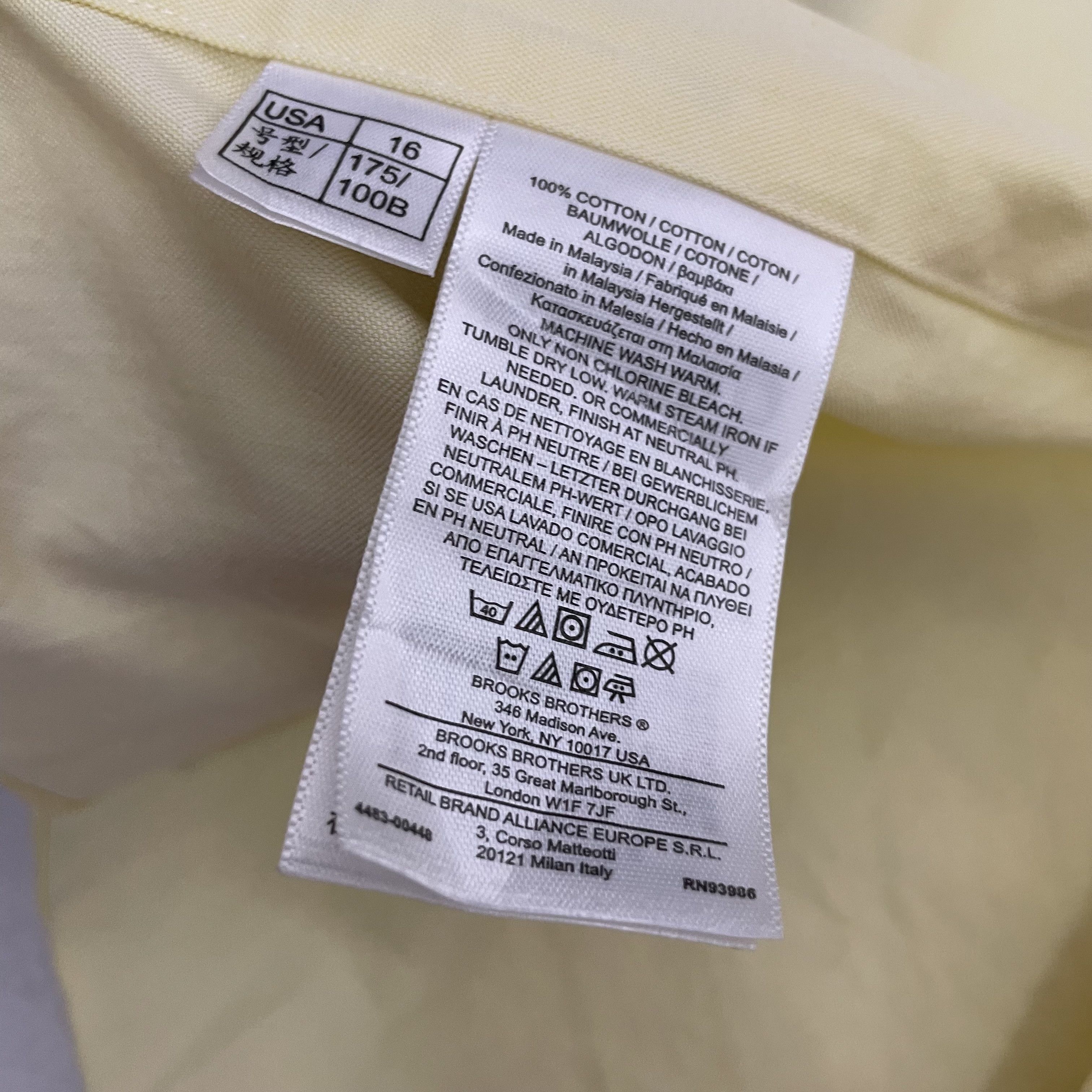 Brooks Brothers ⭐️SALE⭐️[XL] BROOKS BROTHERS TRADITIONAL SUPIMA Size US XL / EU 56 / 4 - 5 Thumbnail