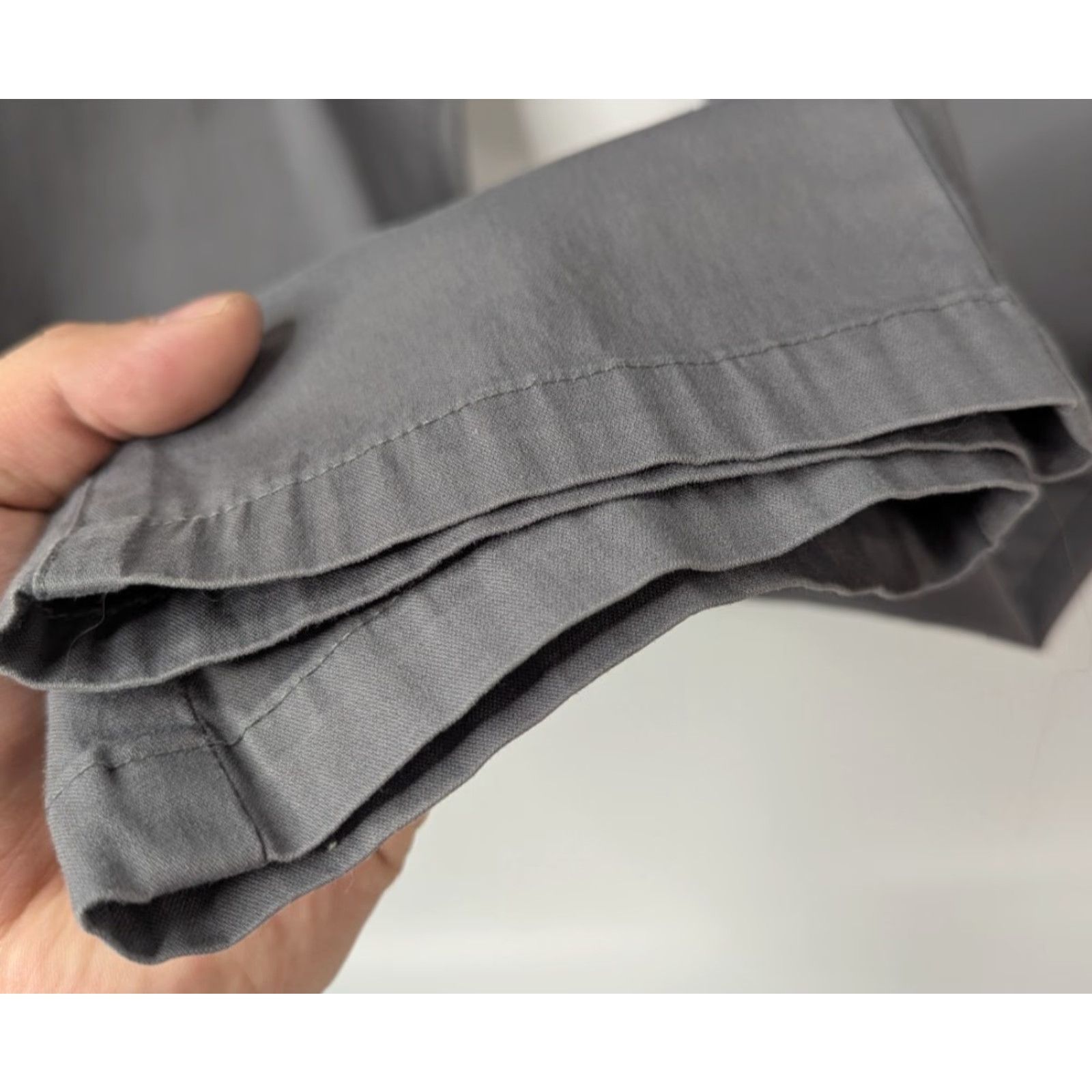 Vintage Birddogs Pants Lined Gray Stretch Men's 30x32 Chino Slim Casual Pockets Logo Zipper Button Size US 30 / EU 46 - 4 Thumbnail
