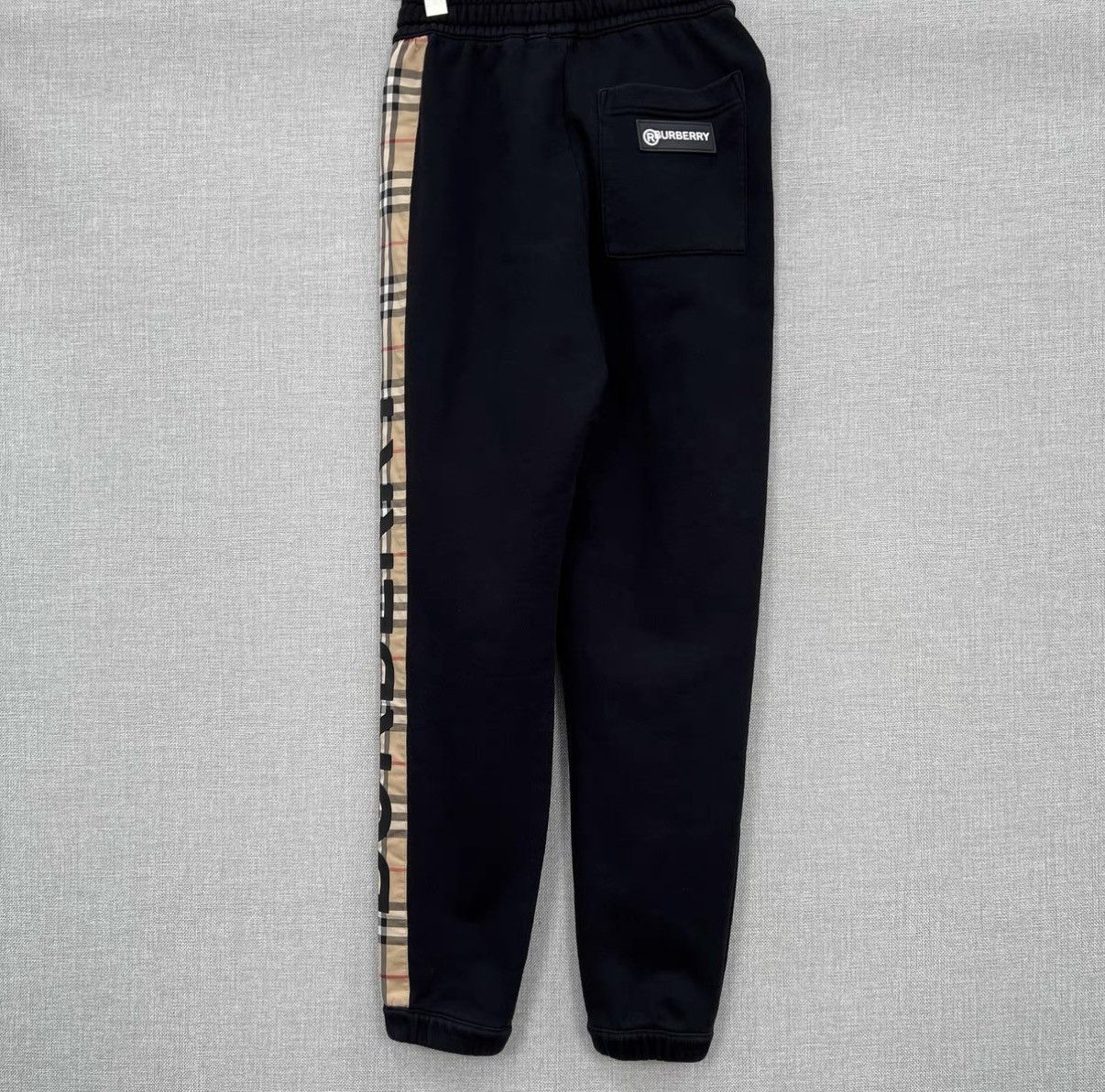 Burberry Burberry Black Classic Check Print Logo Casual Pants Size US 28 / EU 44 - 2 Thumbnail