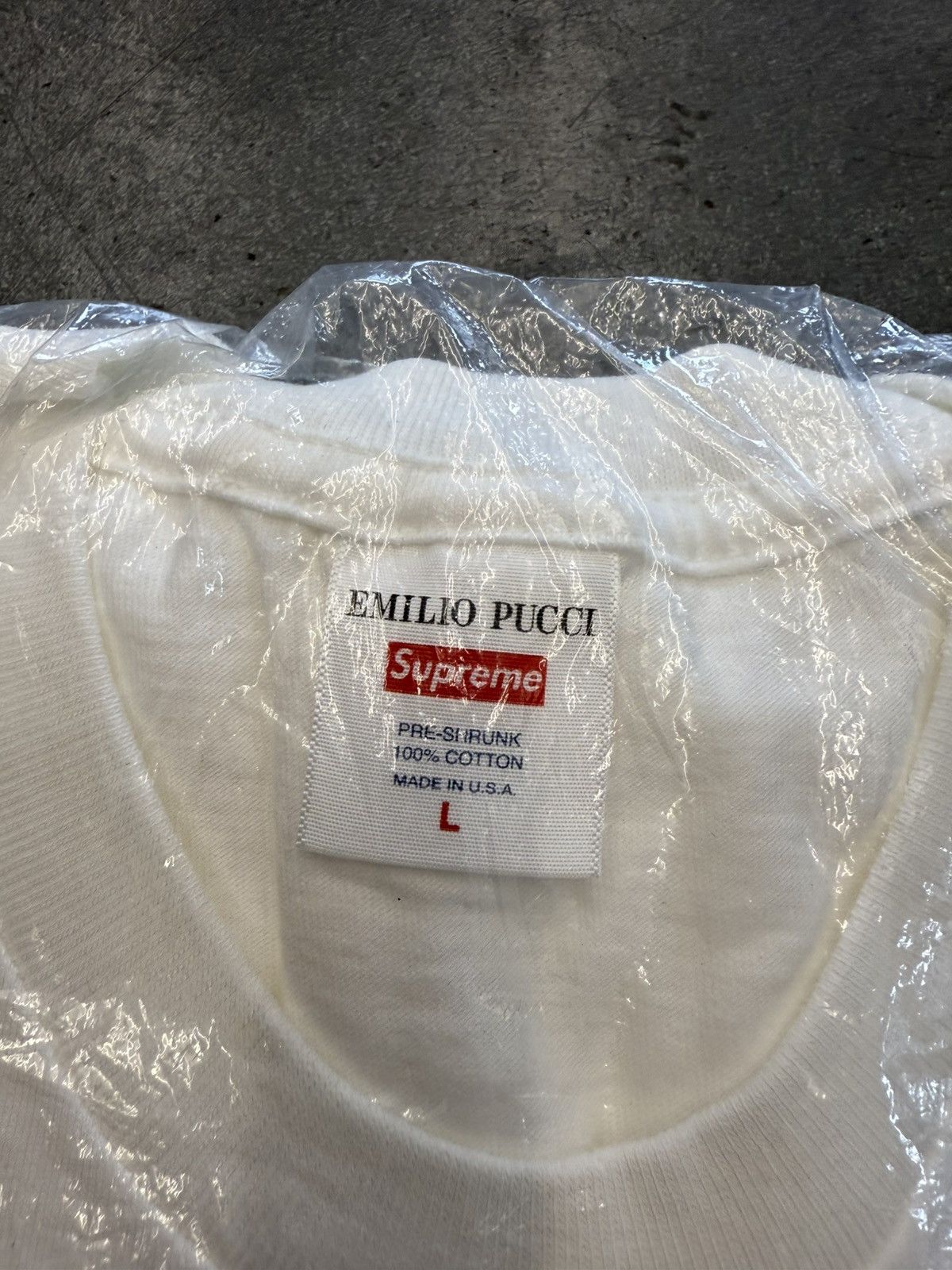 Supreme SS21 Supreme Emilio Pucci Box Logo Tee Size US L / EU 52-54 / 3 - 6 Thumbnail