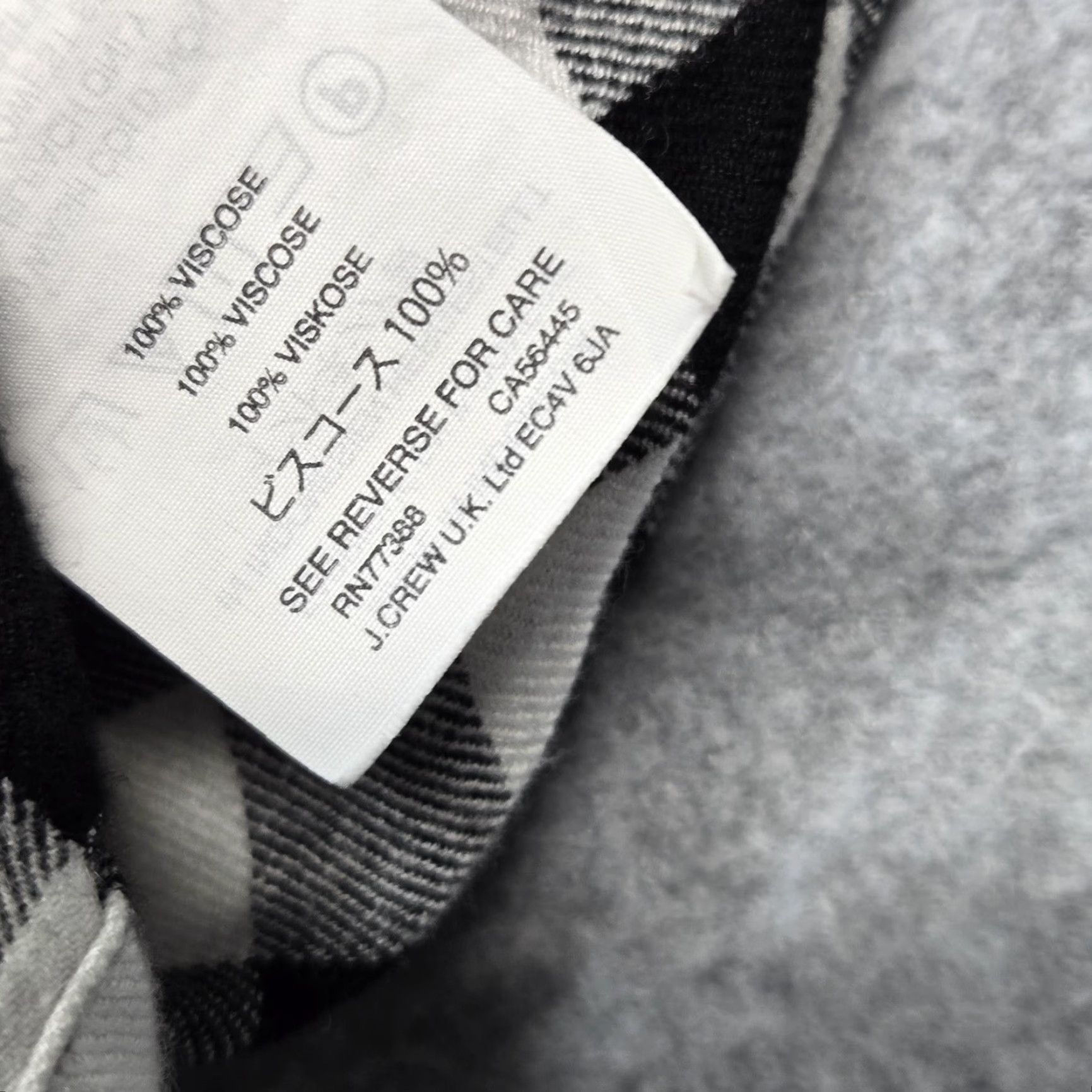 Madewell Madewell Blouse Womens M Black Gingham Tie Front Button Back Relaxed Lightweight Size M / US 6-8 / IT 42-44 - 4 Thumbnail
