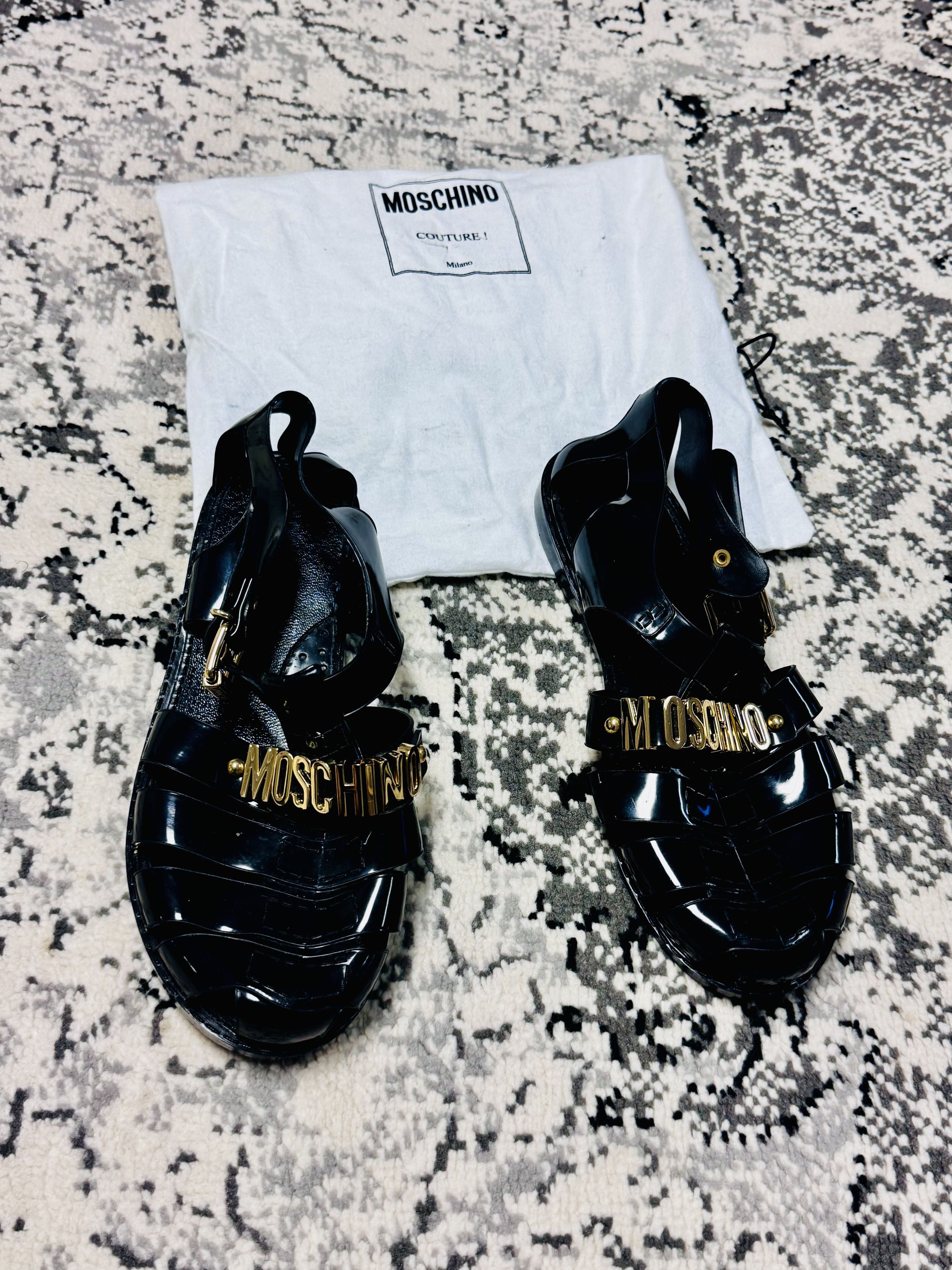 Moschino Moschino Jelly Sandals Size 7 Size US 7 / EU 40 - 1 Thumbnail