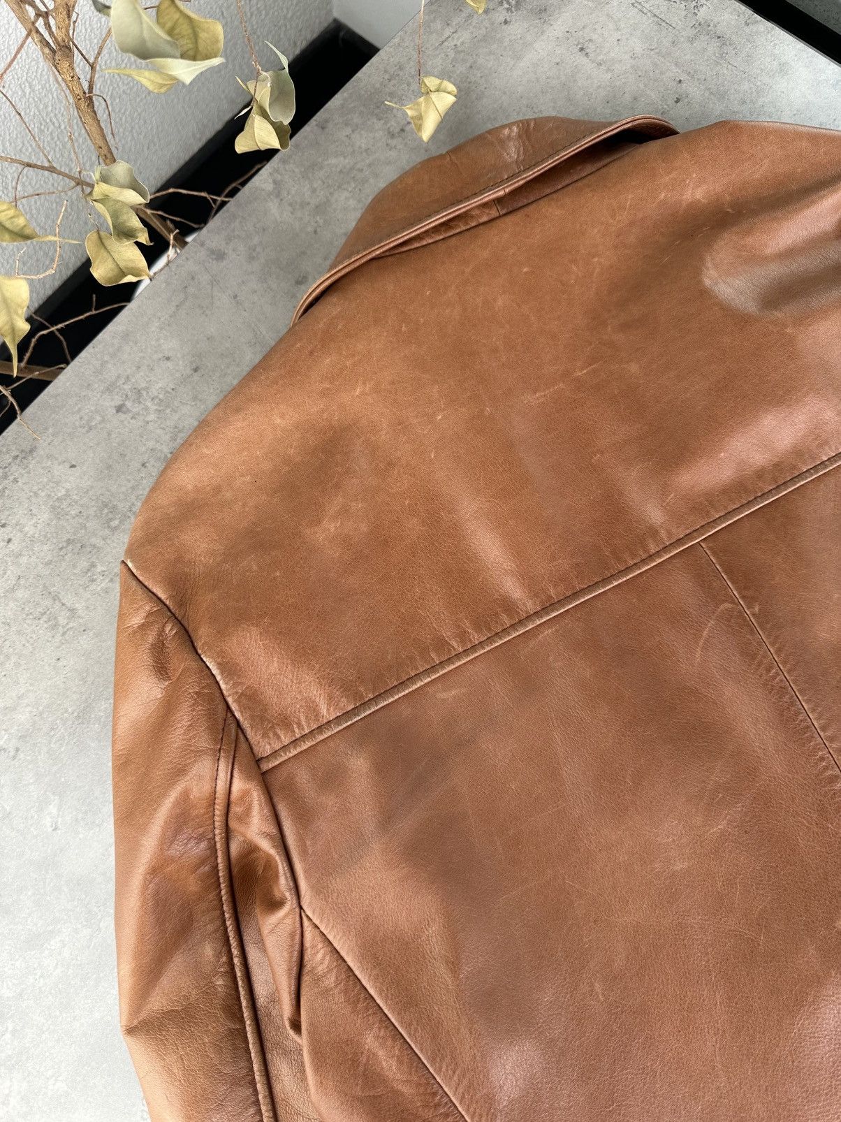 Japanese Brand Vintage Leather Jacket Size US L / EU 52-54 / 3 - 11 Thumbnail