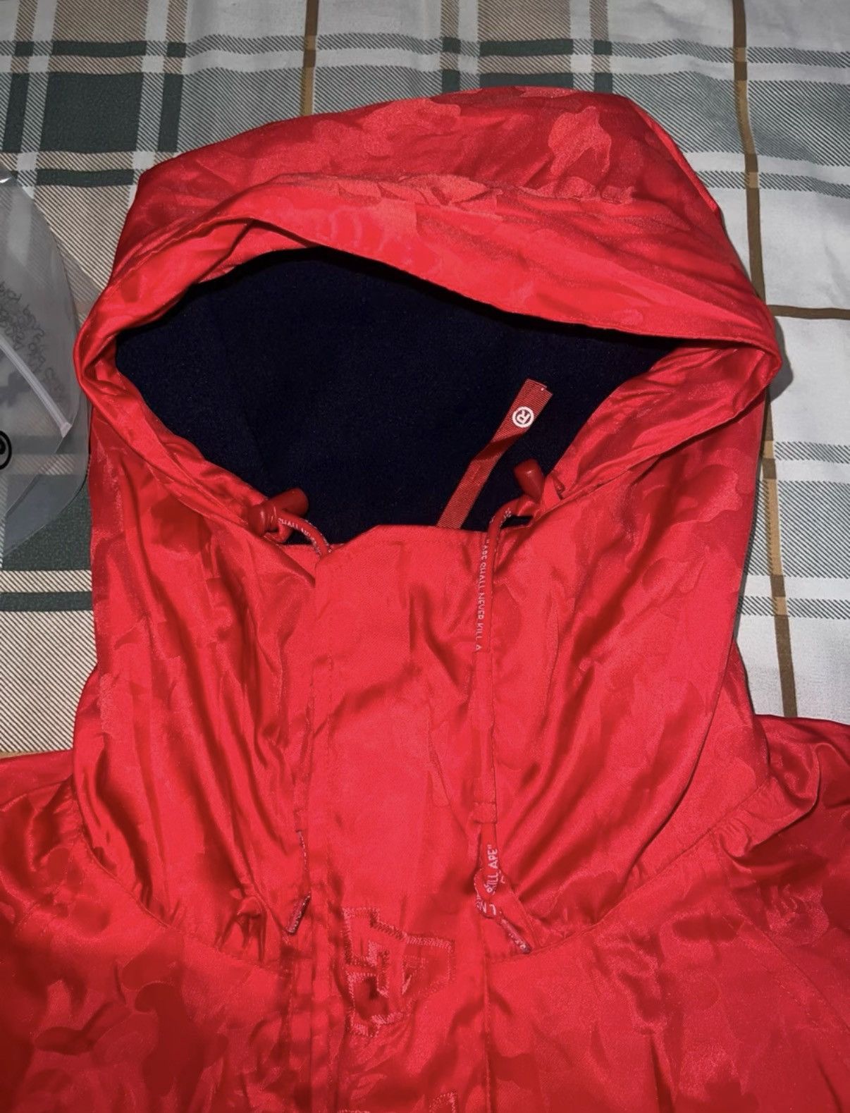 Bape BAPE OG Nigo era, limited edition red fleece windbreaker Size US L / EU 52-54 / 3 - 3 Thumbnail