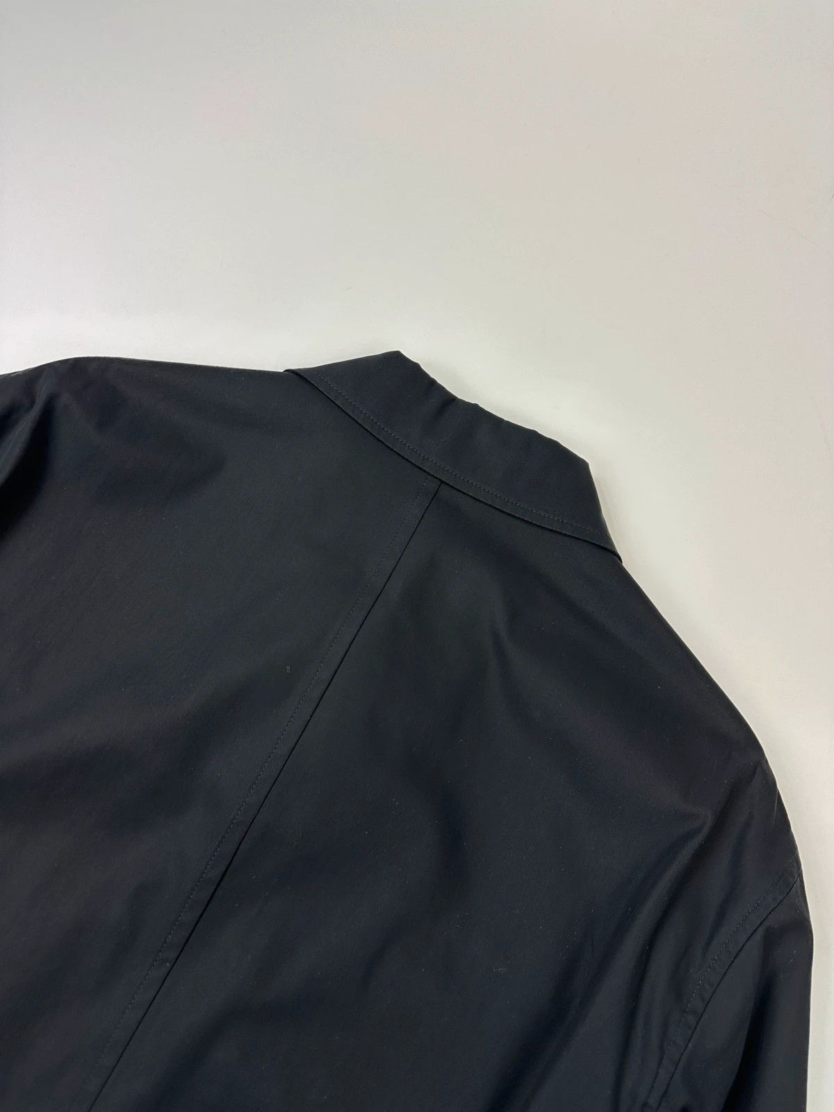 Hermes Hermès 00’s Navy Cotton & Leather Straps Buttons Up Jacket Size US L / EU 52-54 / 3 - 9 Thumbnail